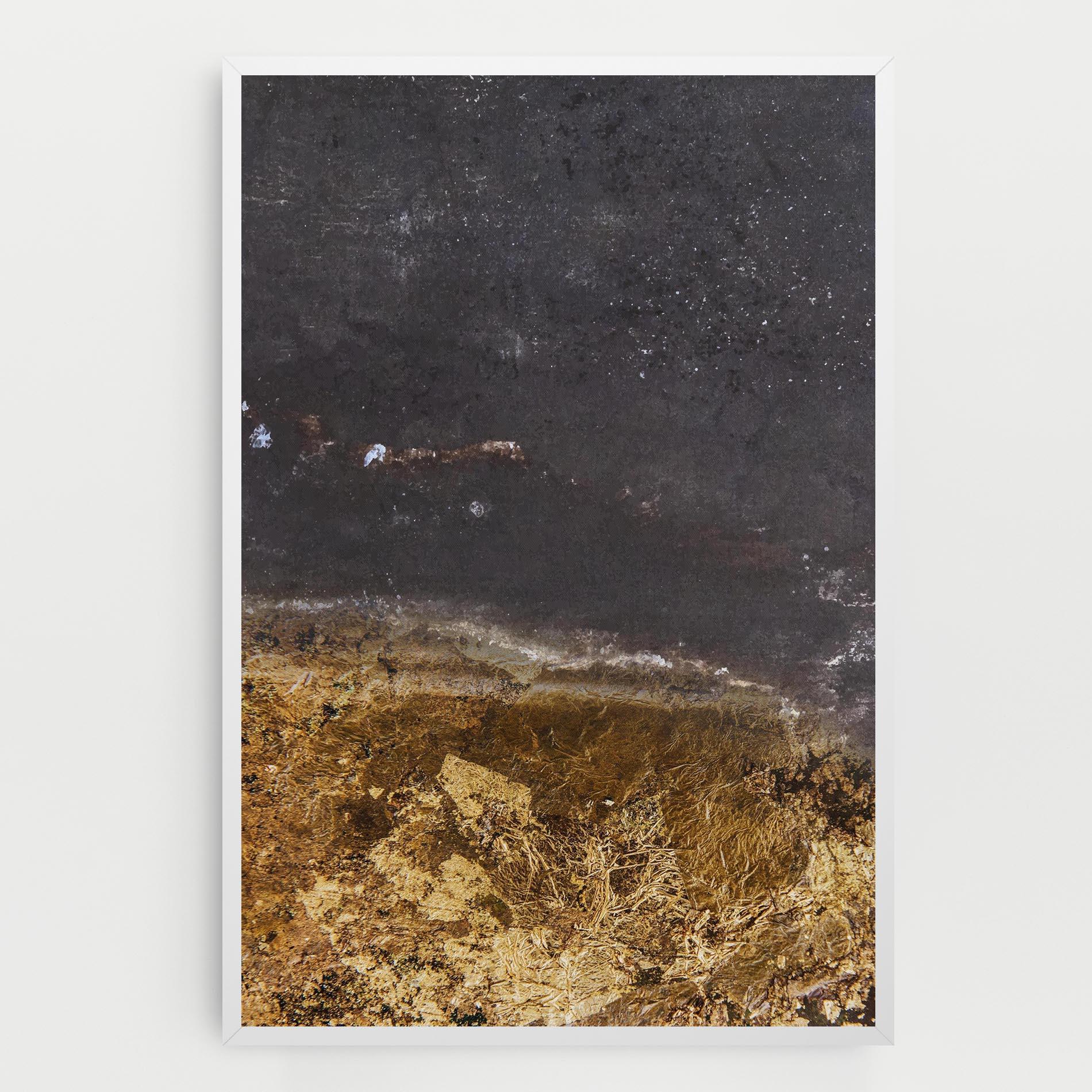 Картина на платно Gold Dark Grey mockup 0