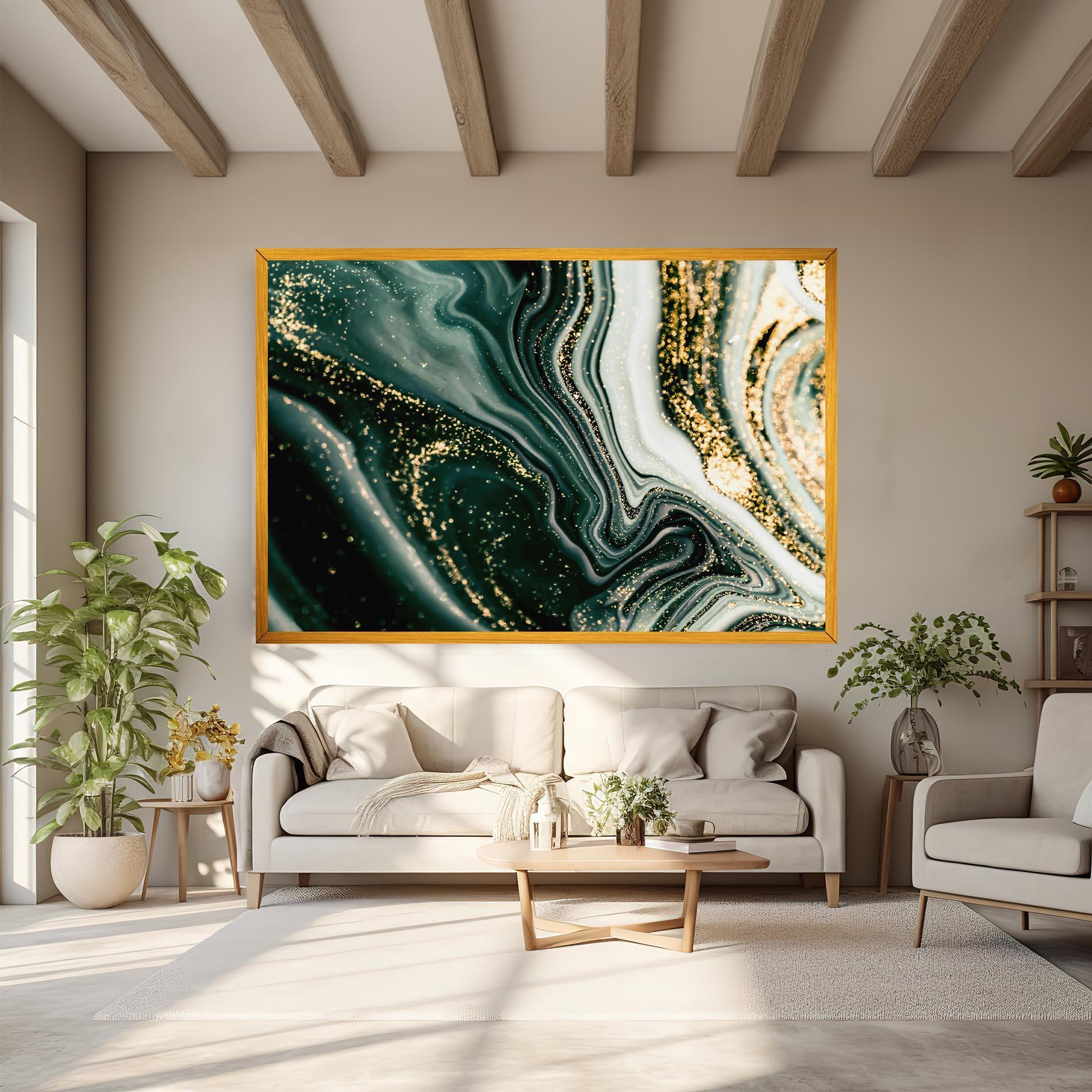 Картина на платно Abstract Shades mockup 6