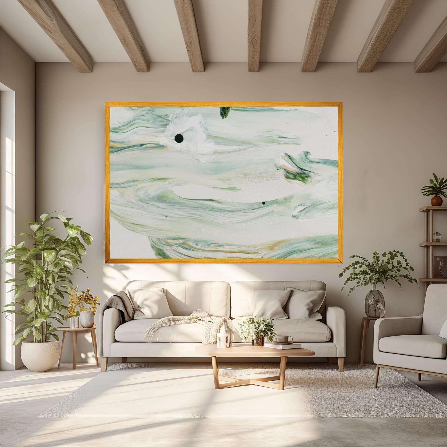 Light Green Painting mockup 6