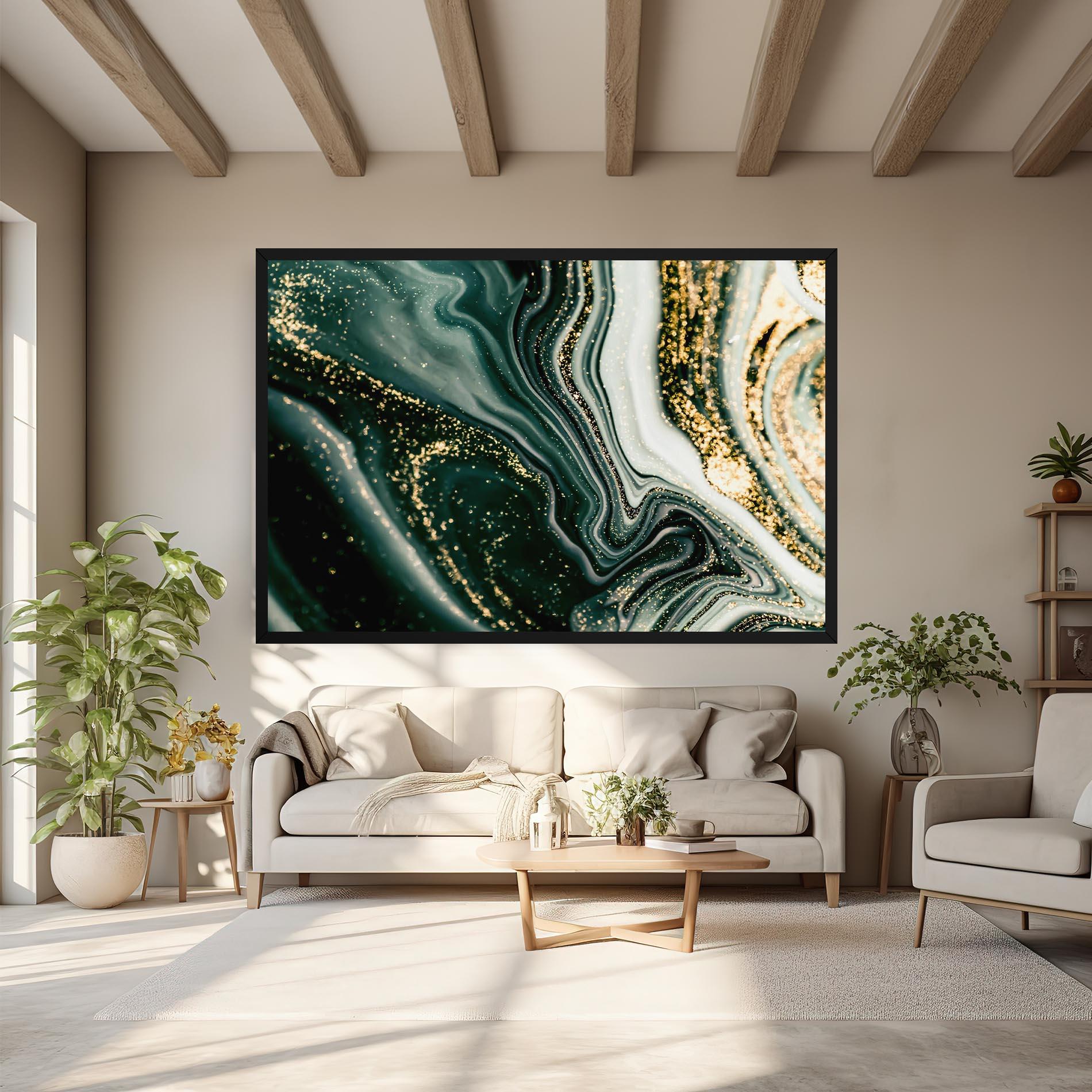 Картина на платно Abstract Shades mockup 6