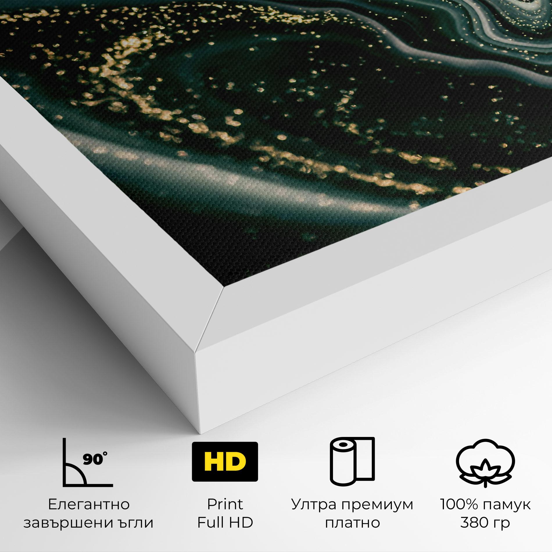 Картина на платно Abstract Shades mockup 4