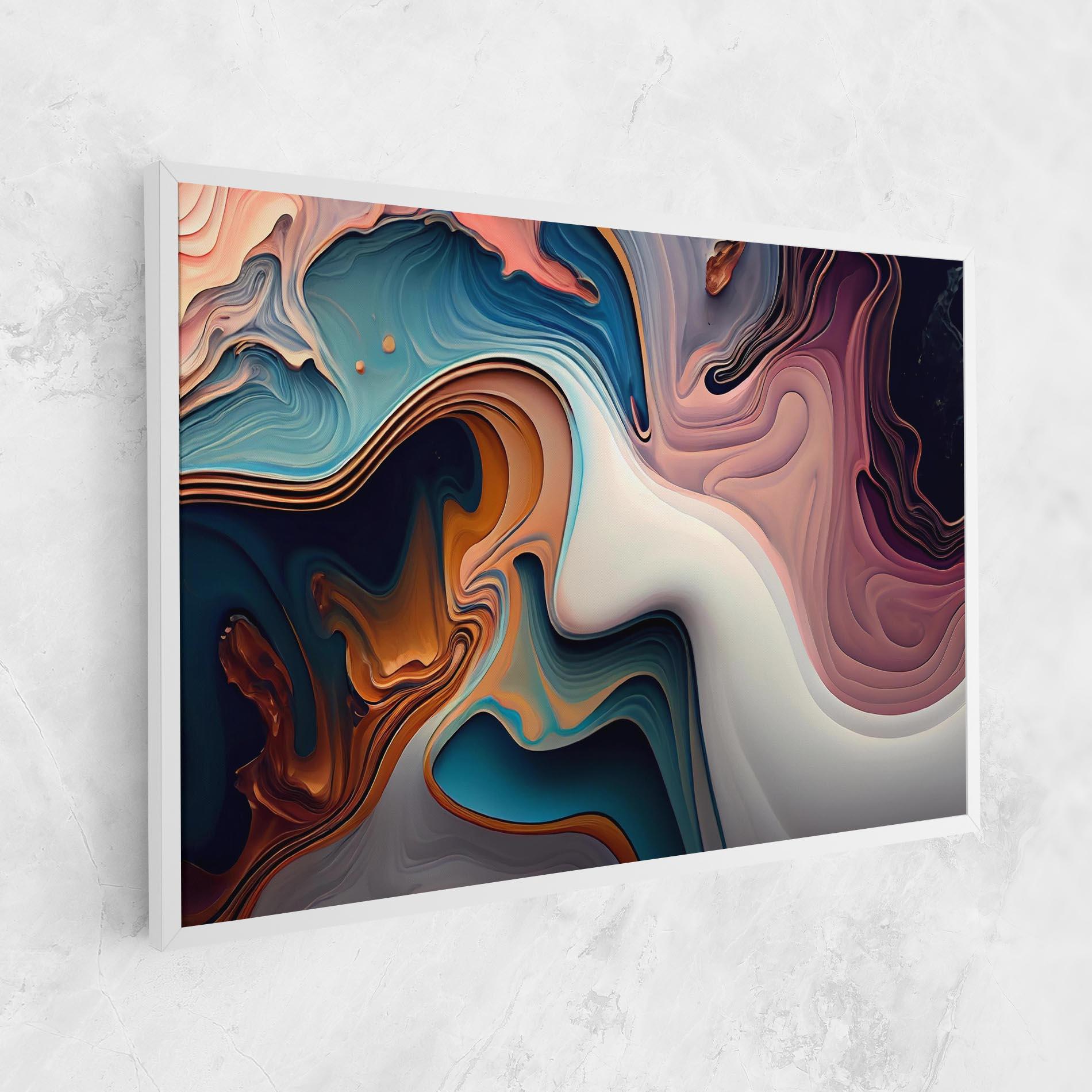 Картина на платно Mixed Colors Marble mockup 1