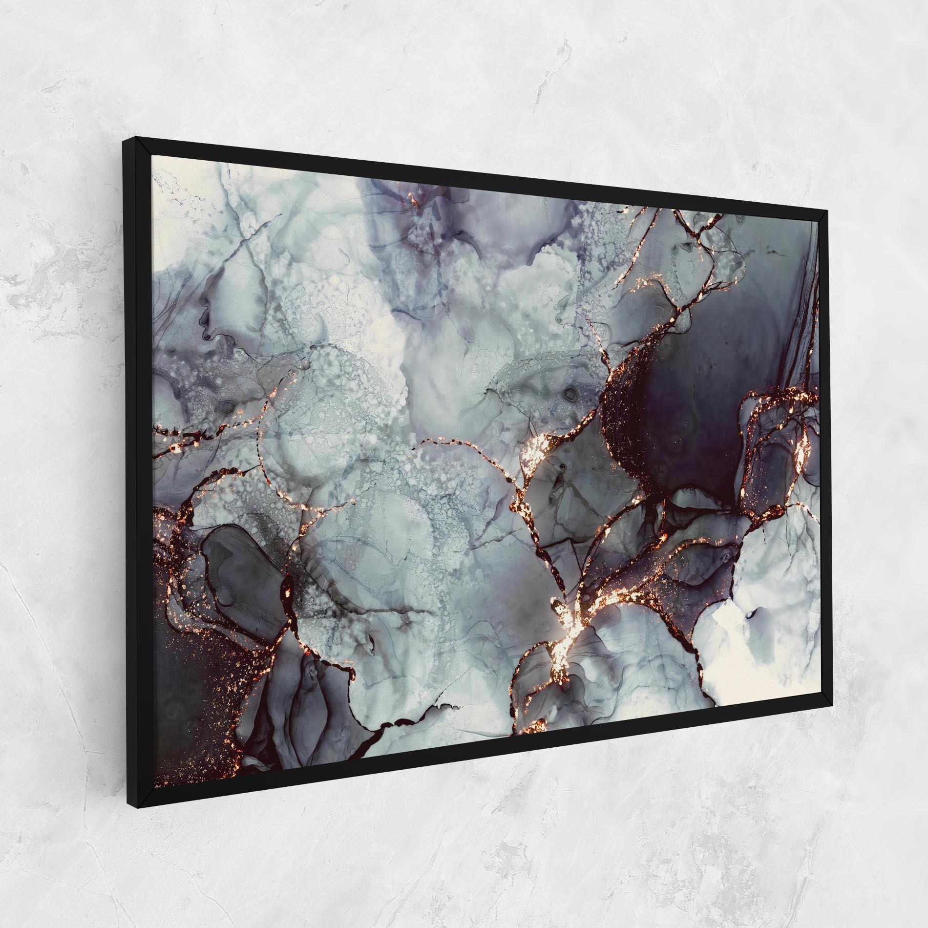 Картина на платно Abstract Gold Path mockup 1