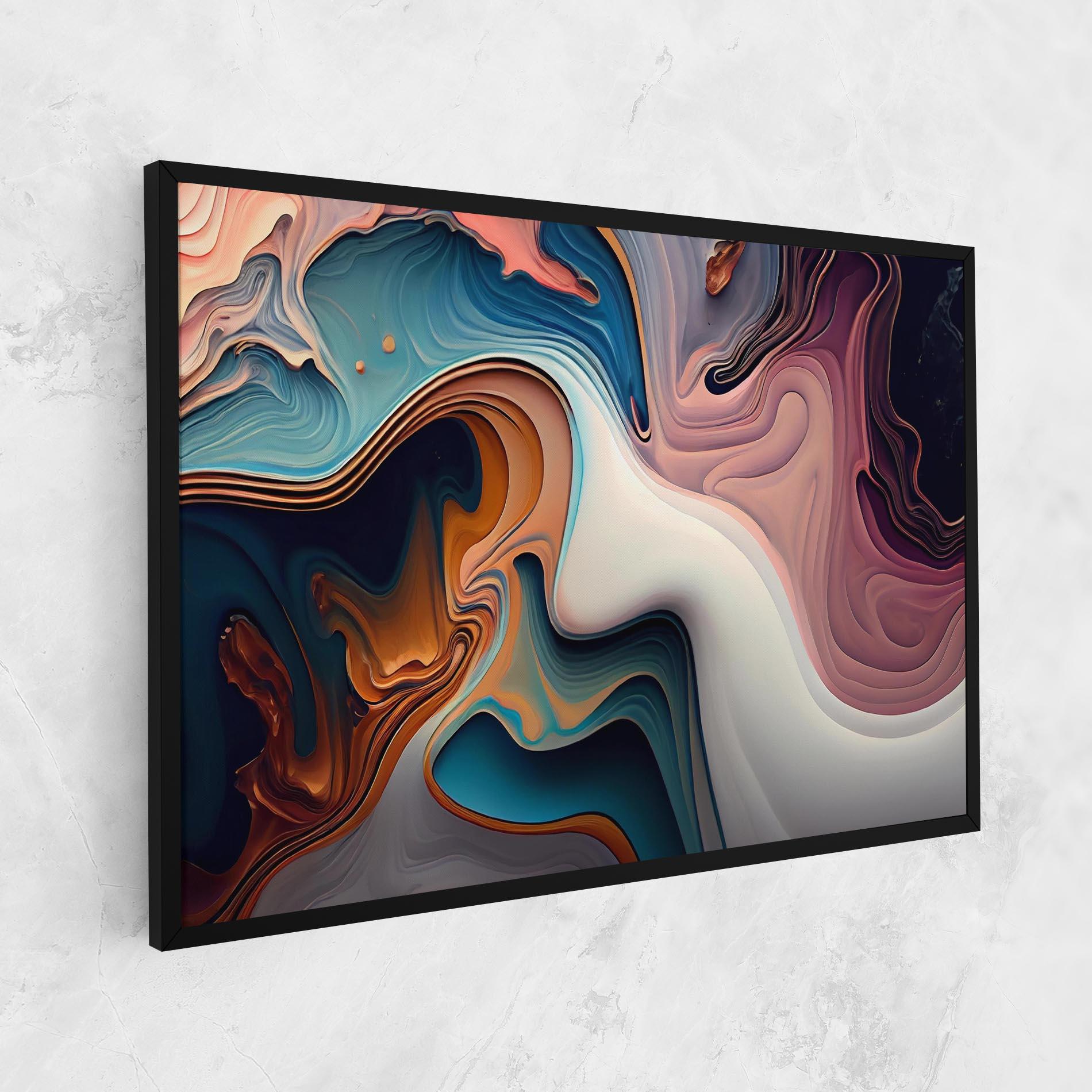 Картина на платно Mixed Colors Marble mockup 1