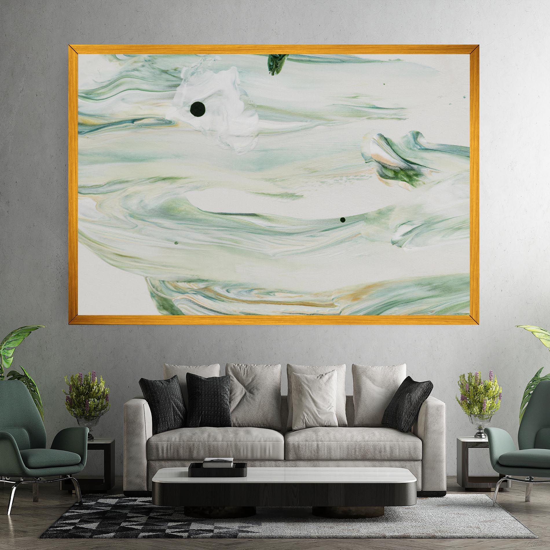 Light Green Painting mockup 7