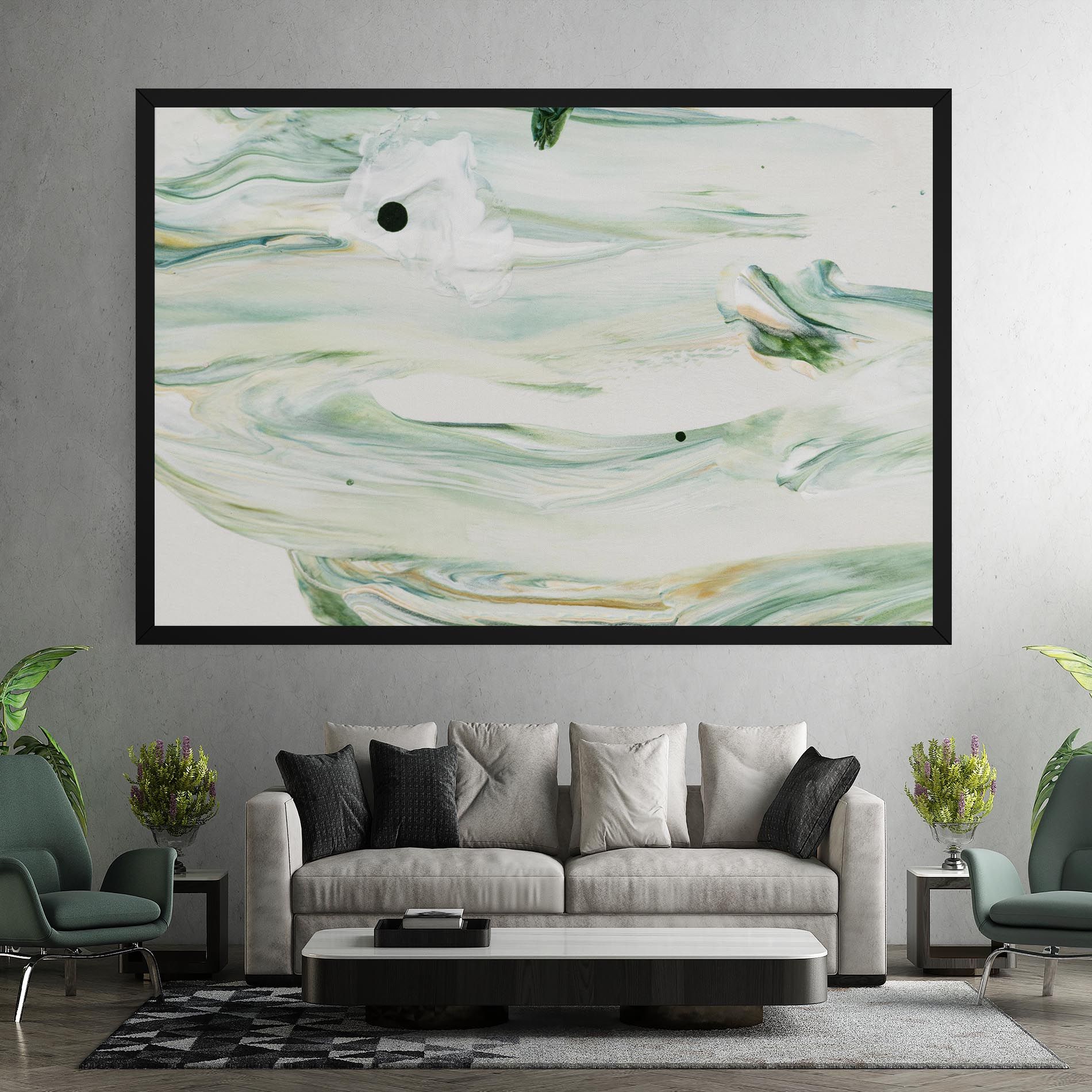 Light Green Painting mockup 7