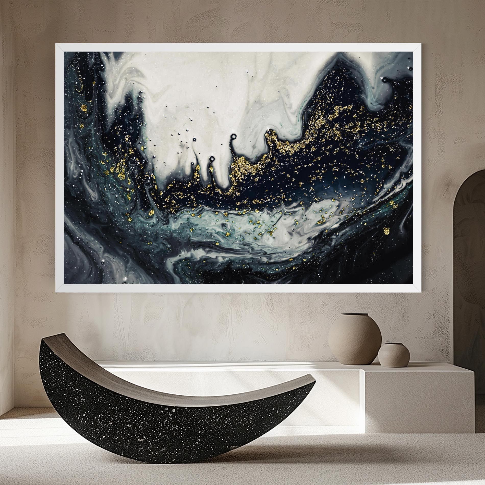 Abstract Black mockup 8