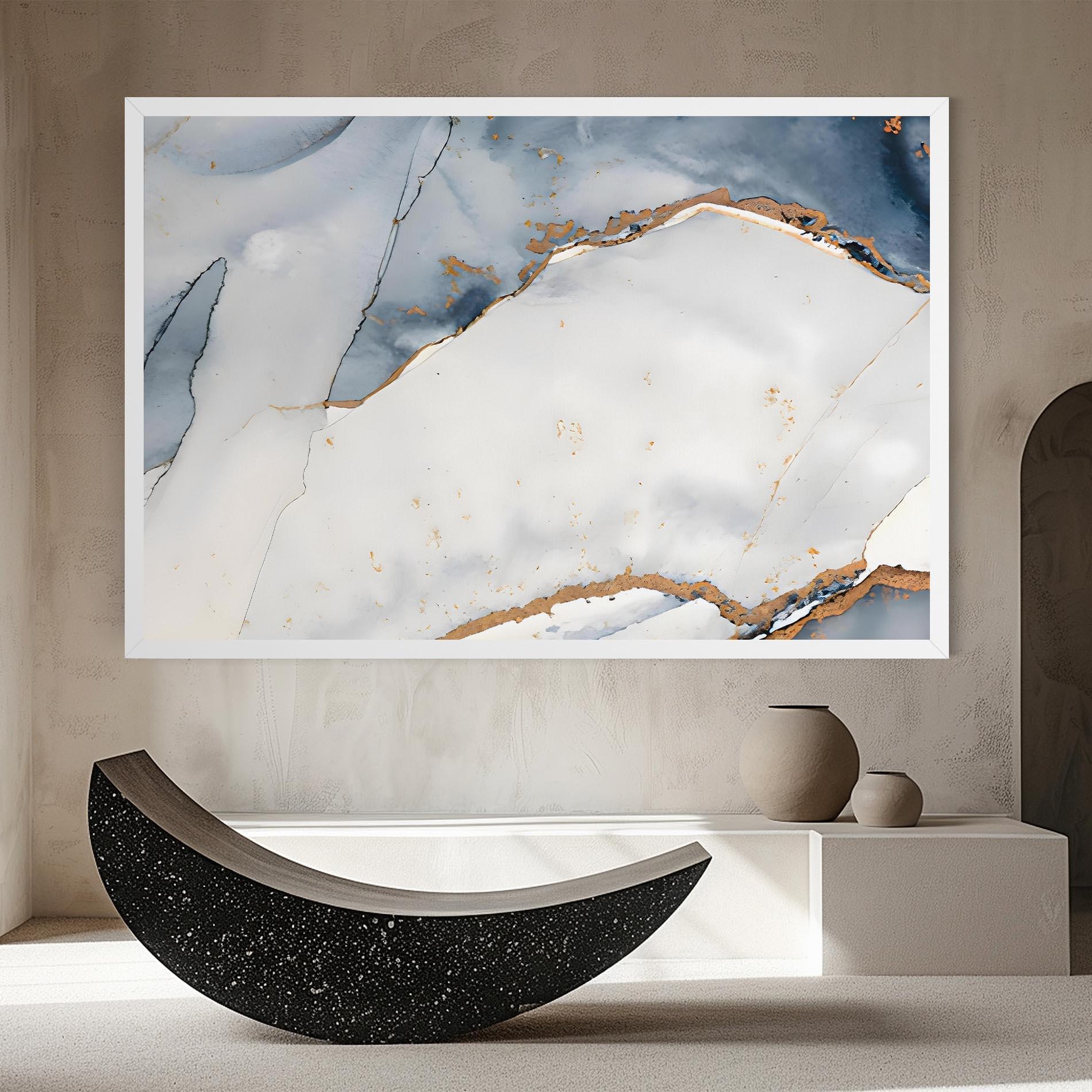 Картина на платно Blue Watercolor mockup 8