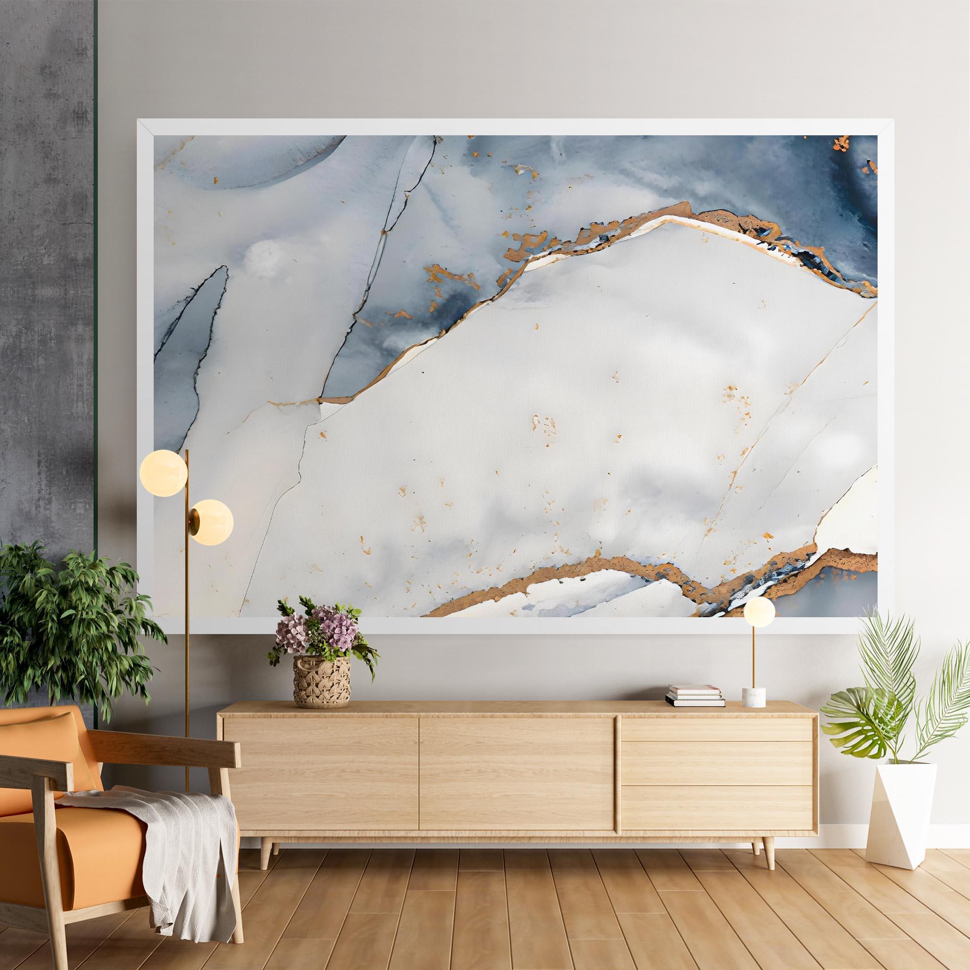 Картина на платно Blue Watercolor mockup 9