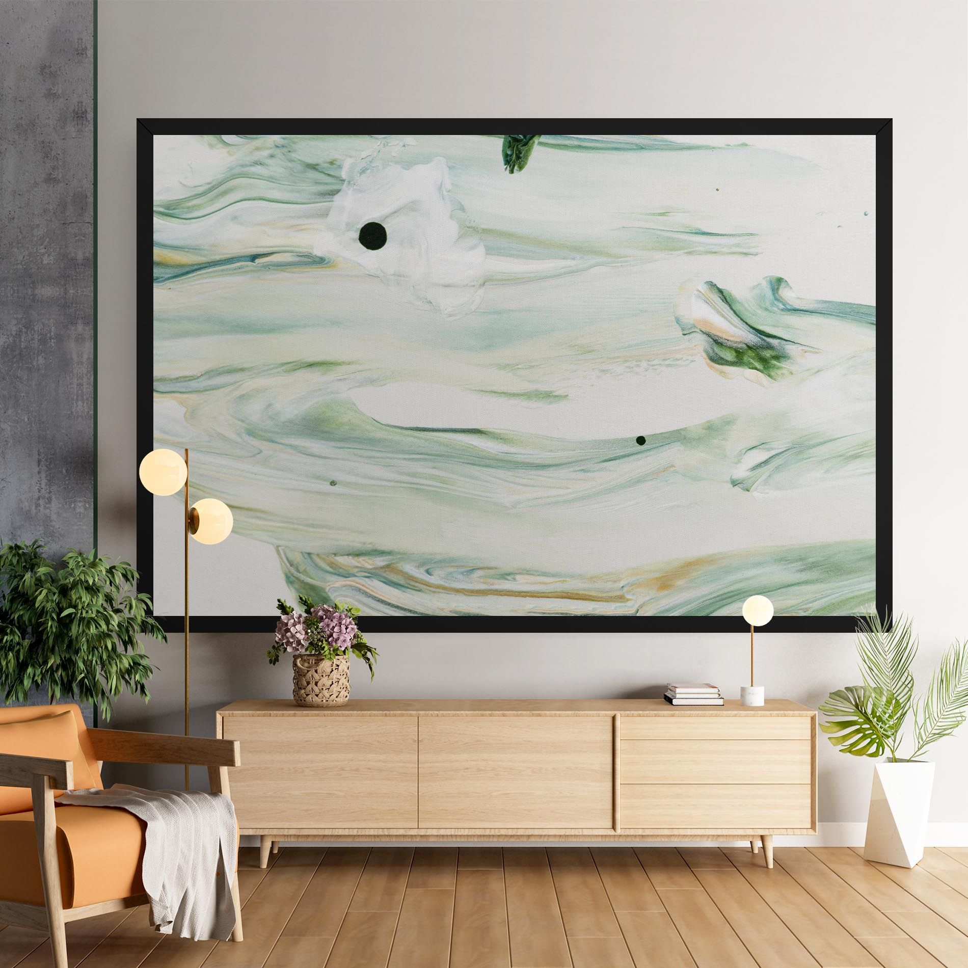 Light Green Painting mockup 9