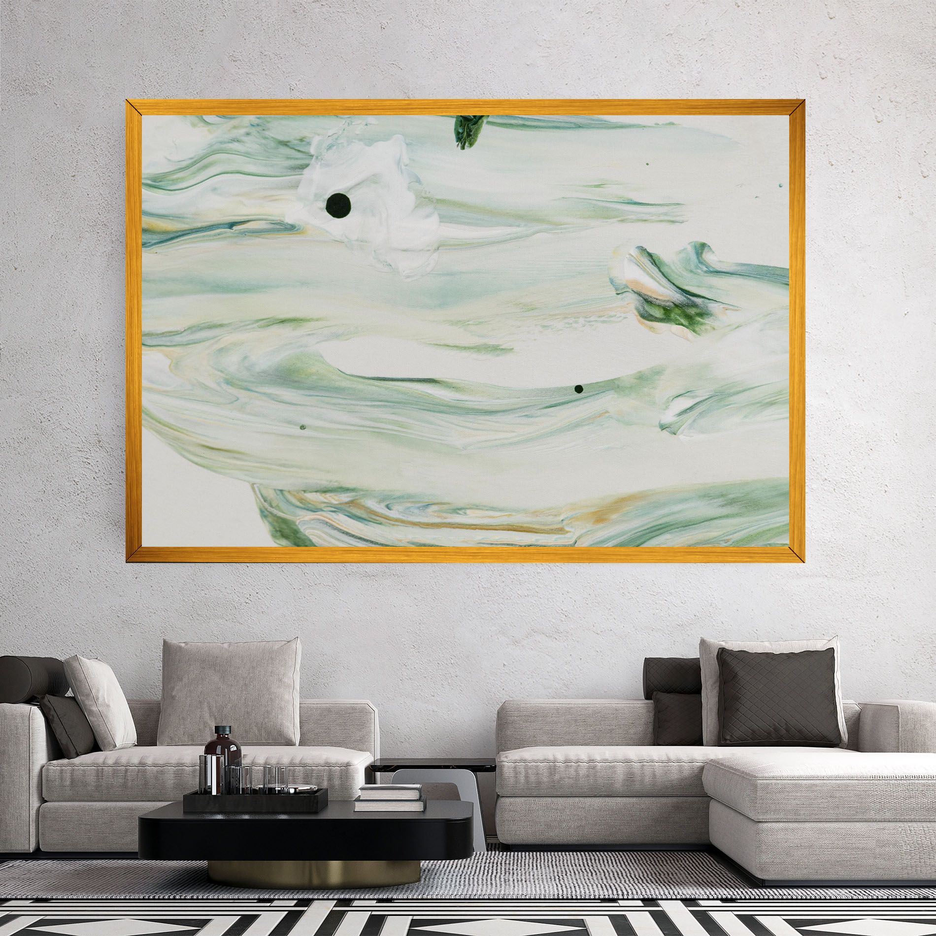 Light Green Painting mockup 2