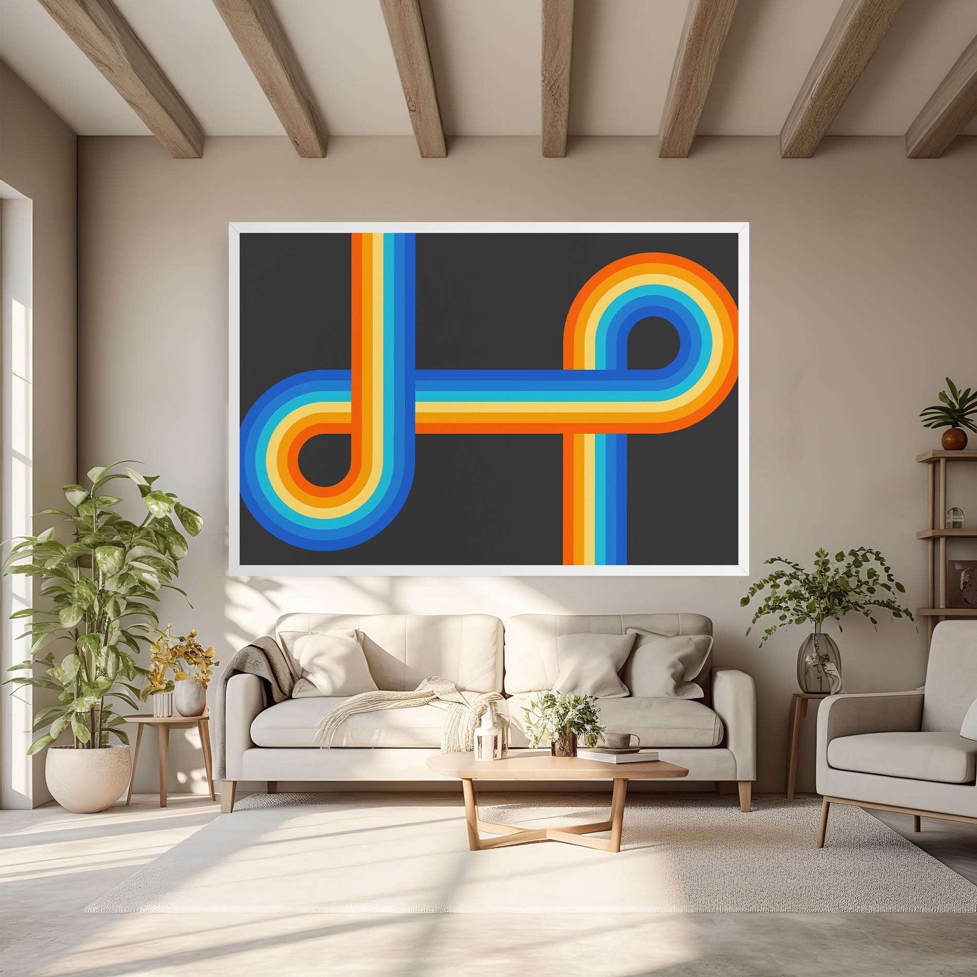 Vintage Ranbow mockup 6