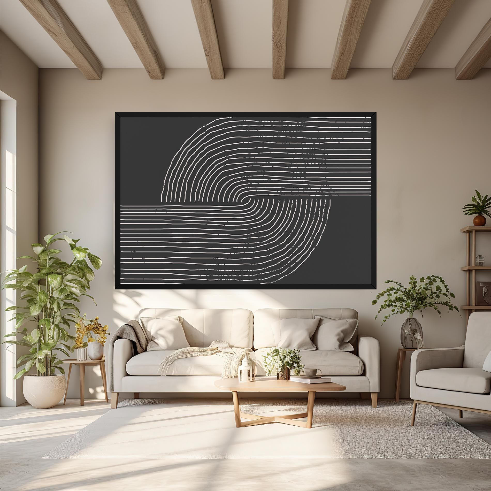 Minimalist Circle mockup 6