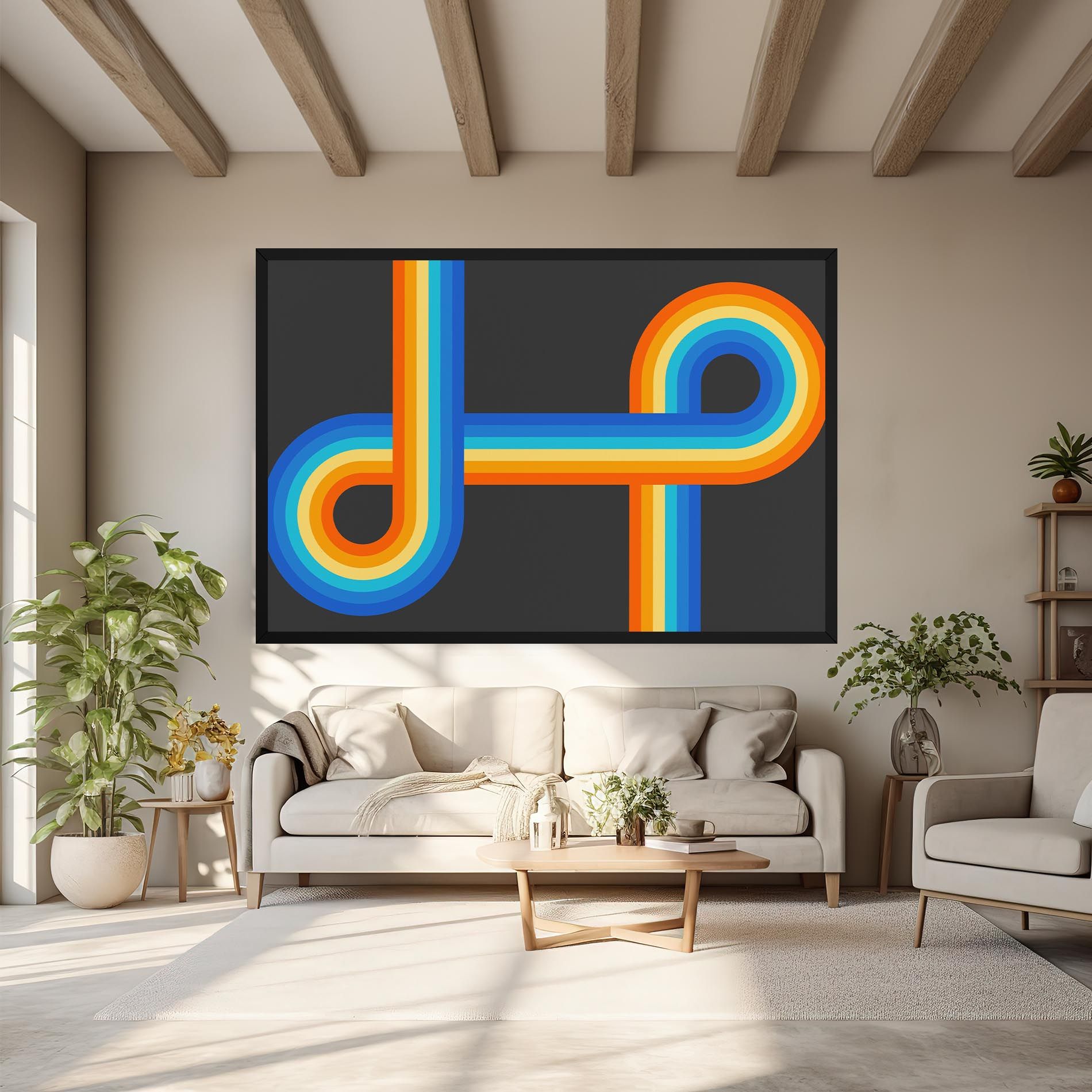 Vintage Ranbow mockup 6