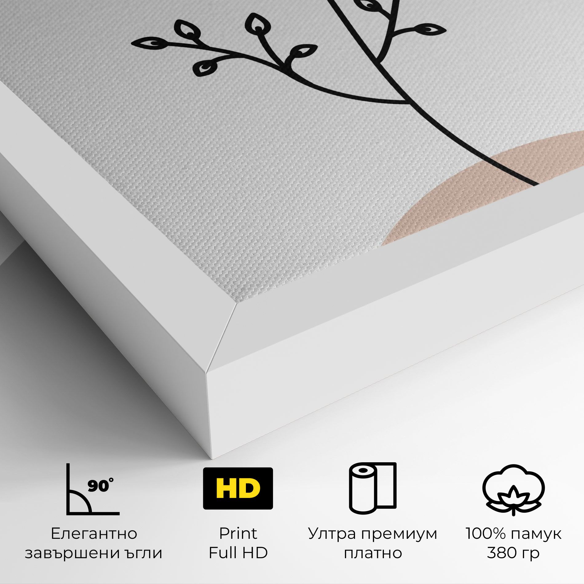 Plant Orange Circle mockup 4