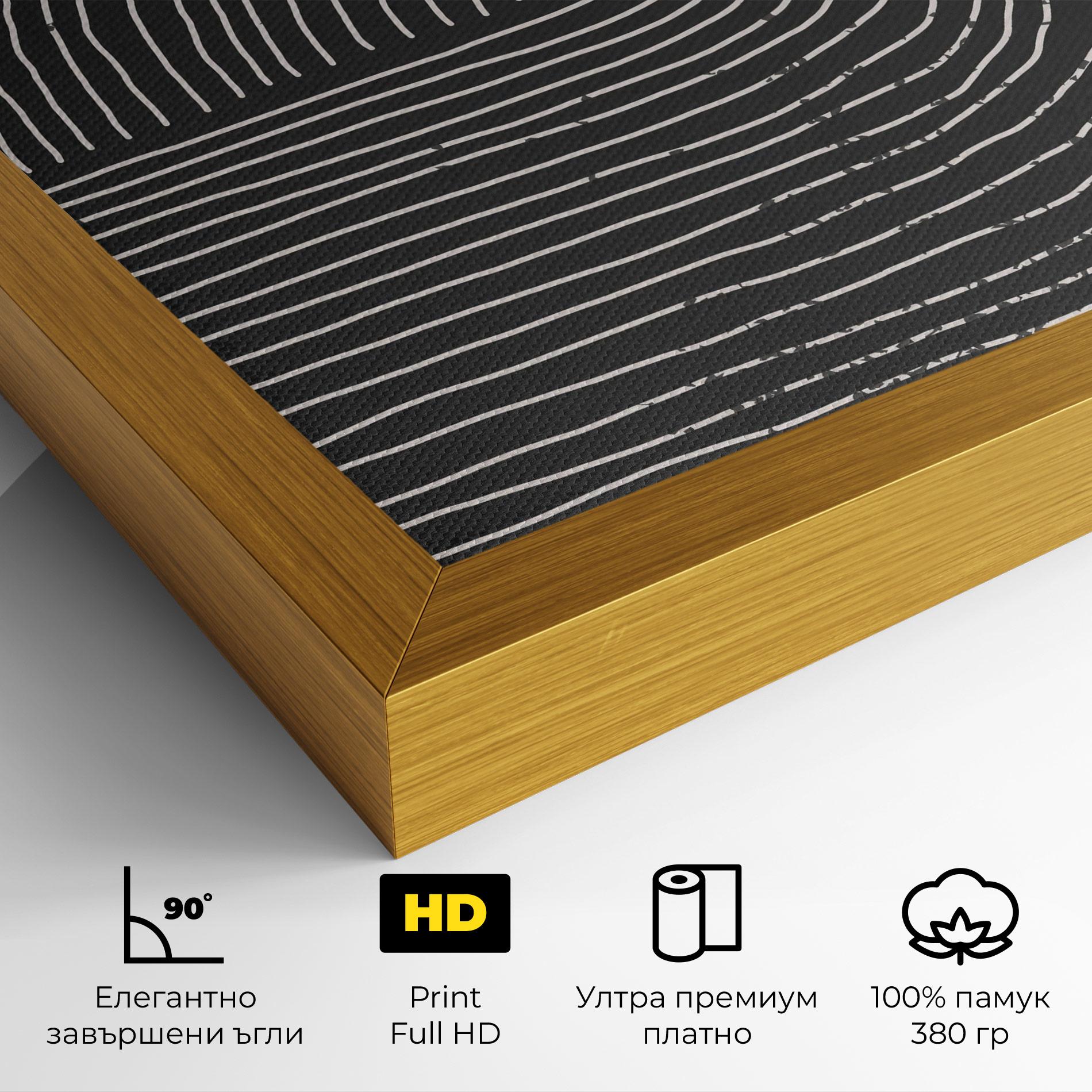 Картина на платно Minimalist Circle mockup 4