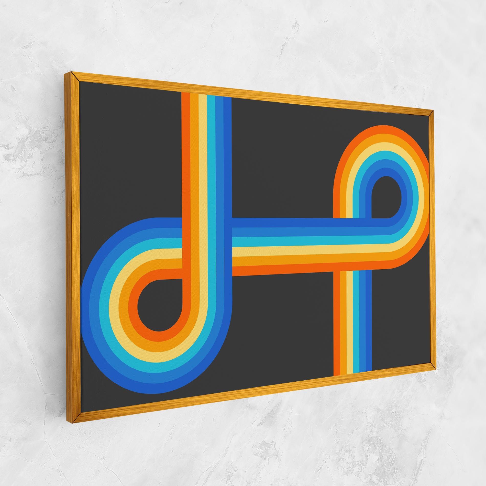 Vintage Ranbow mockup 1