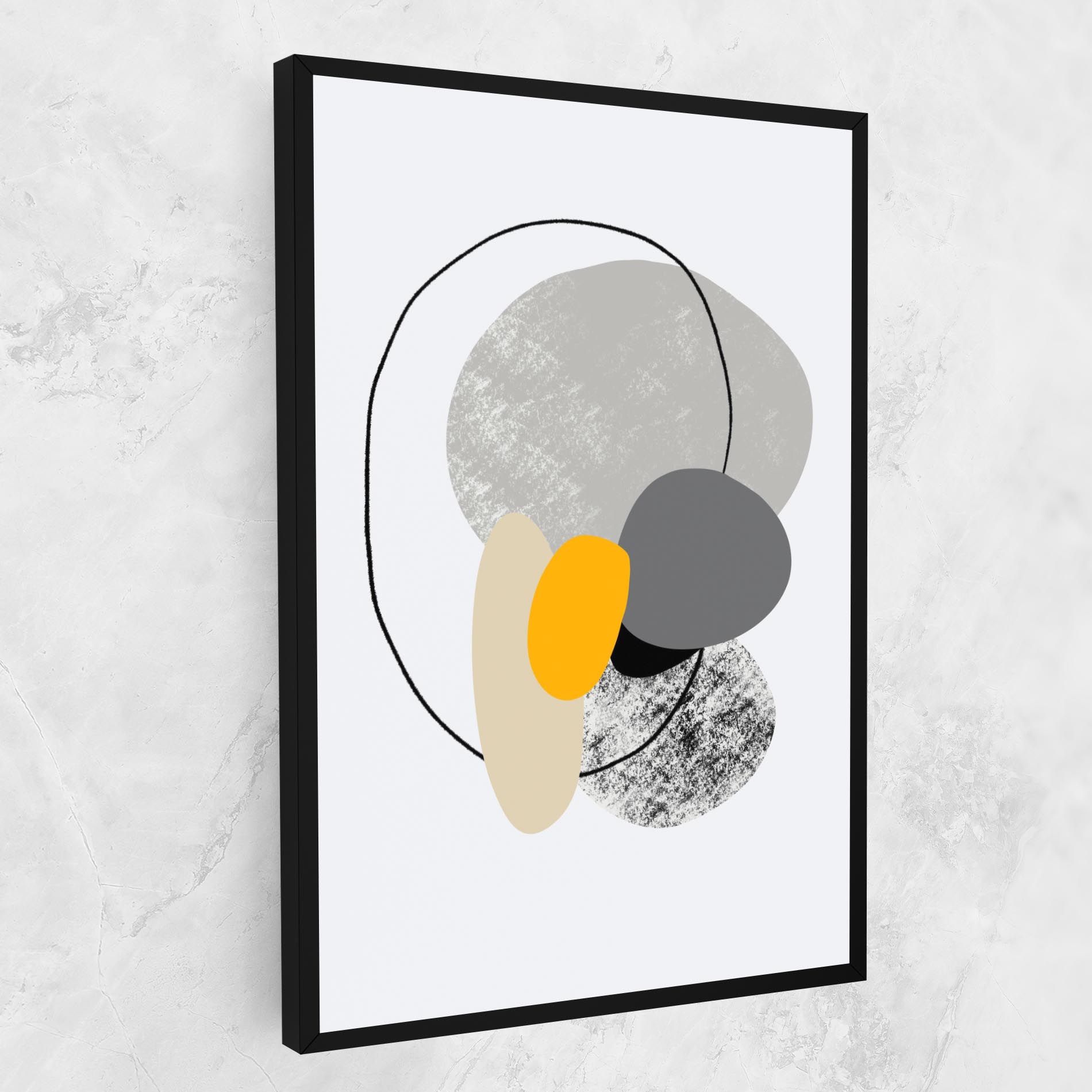 Grey Orange Shape mockup 1