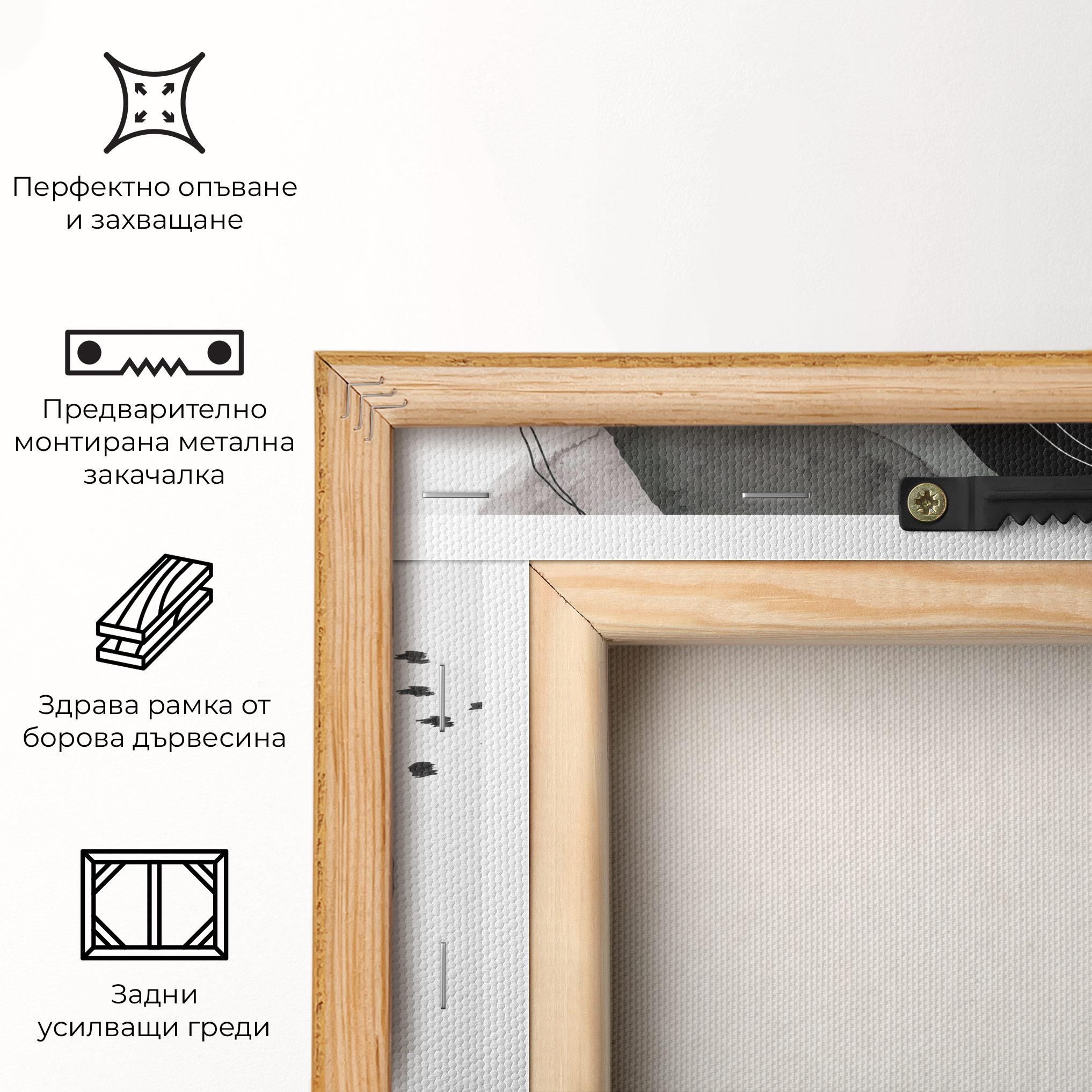 Картина на платно Green Watercolor mockup 5