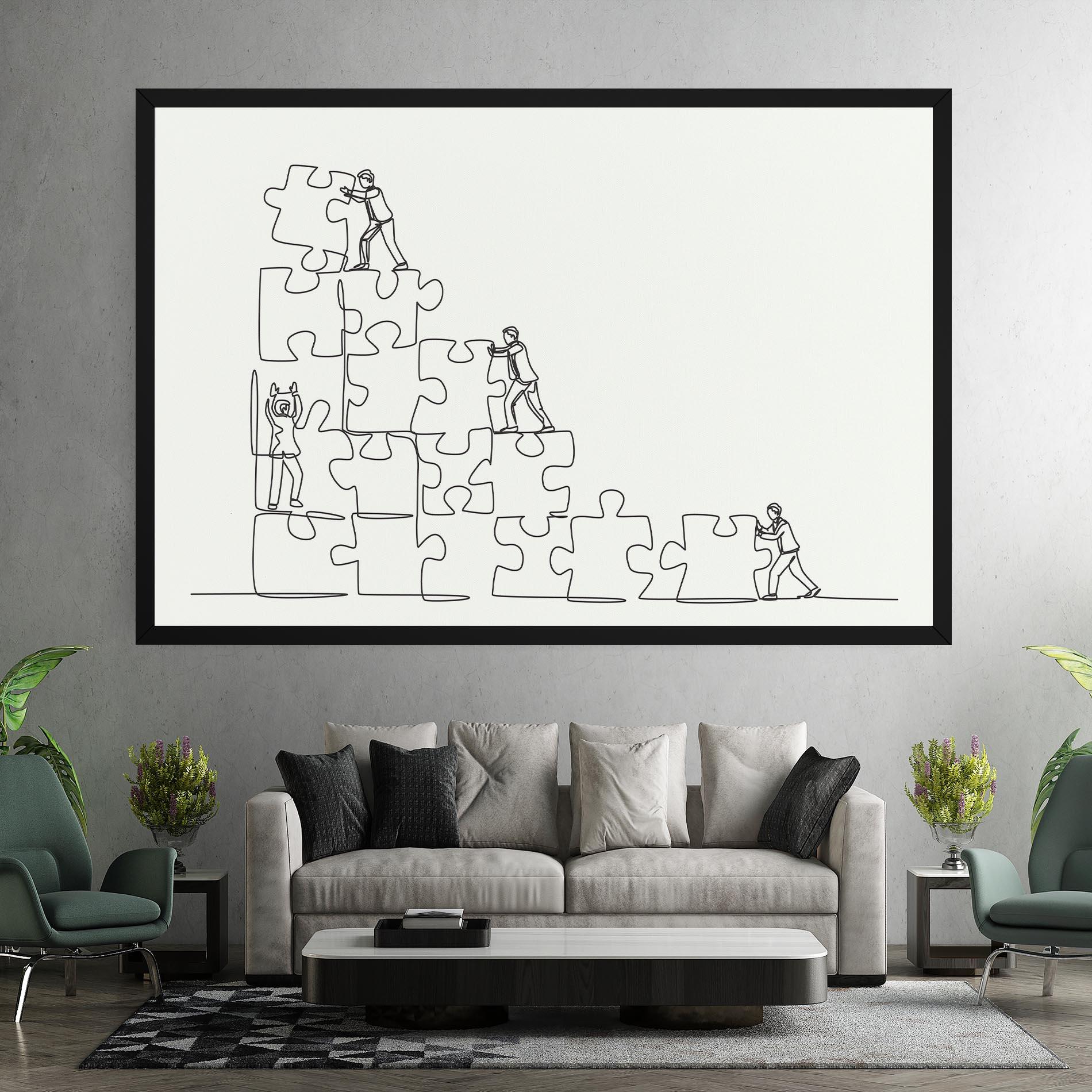 Картина на платно Businessman Up mockup 7