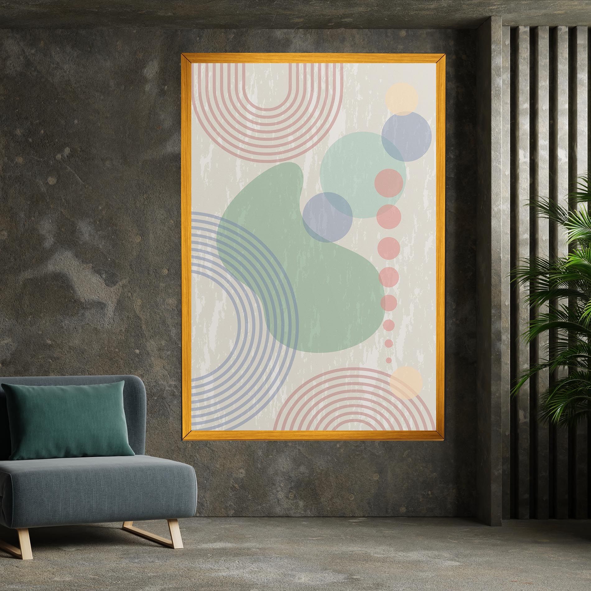 Green Pink Shapes mockup 7