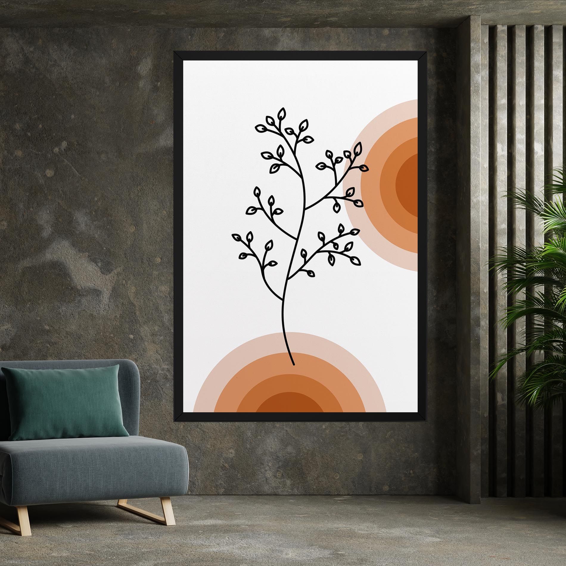 Plant Orange Circle mockup 7