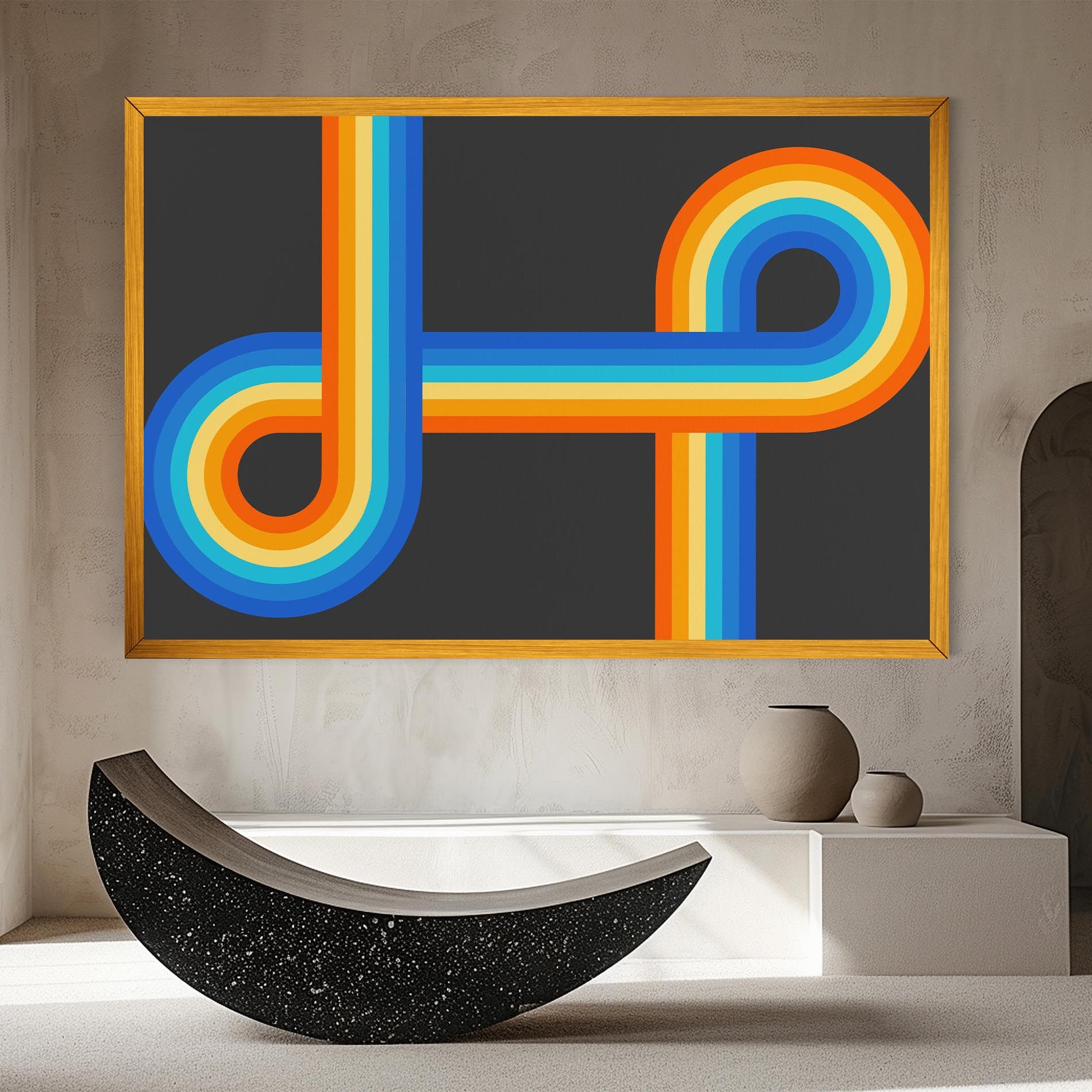 Vintage Ranbow mockup 8