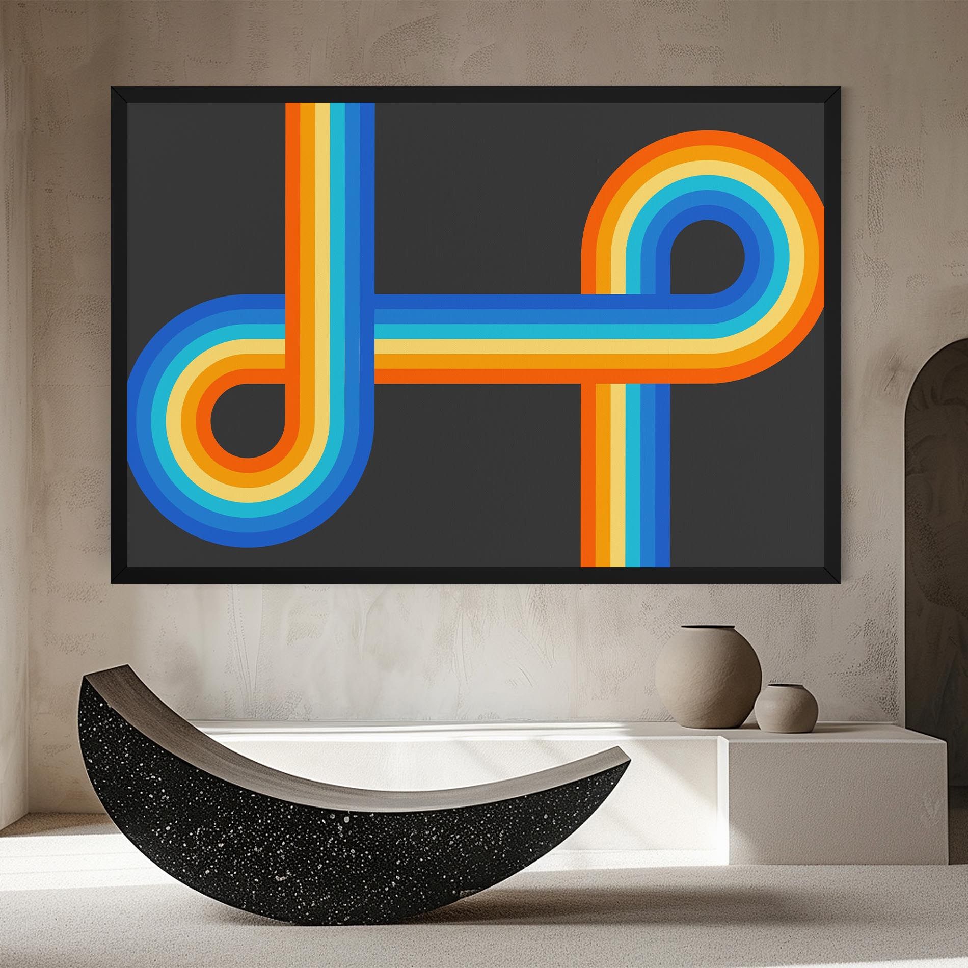 Vintage Ranbow mockup 8