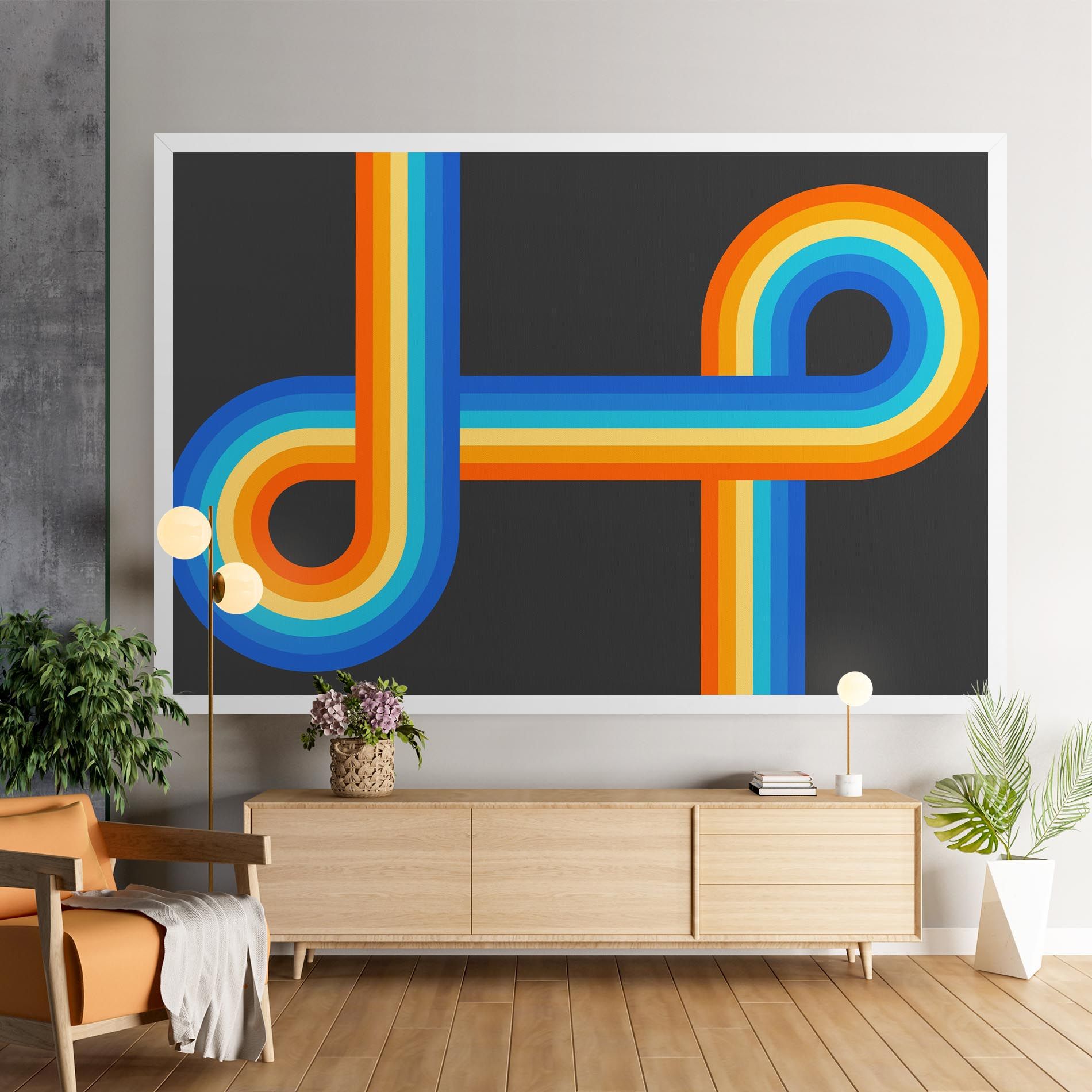 Vintage Ranbow mockup 9