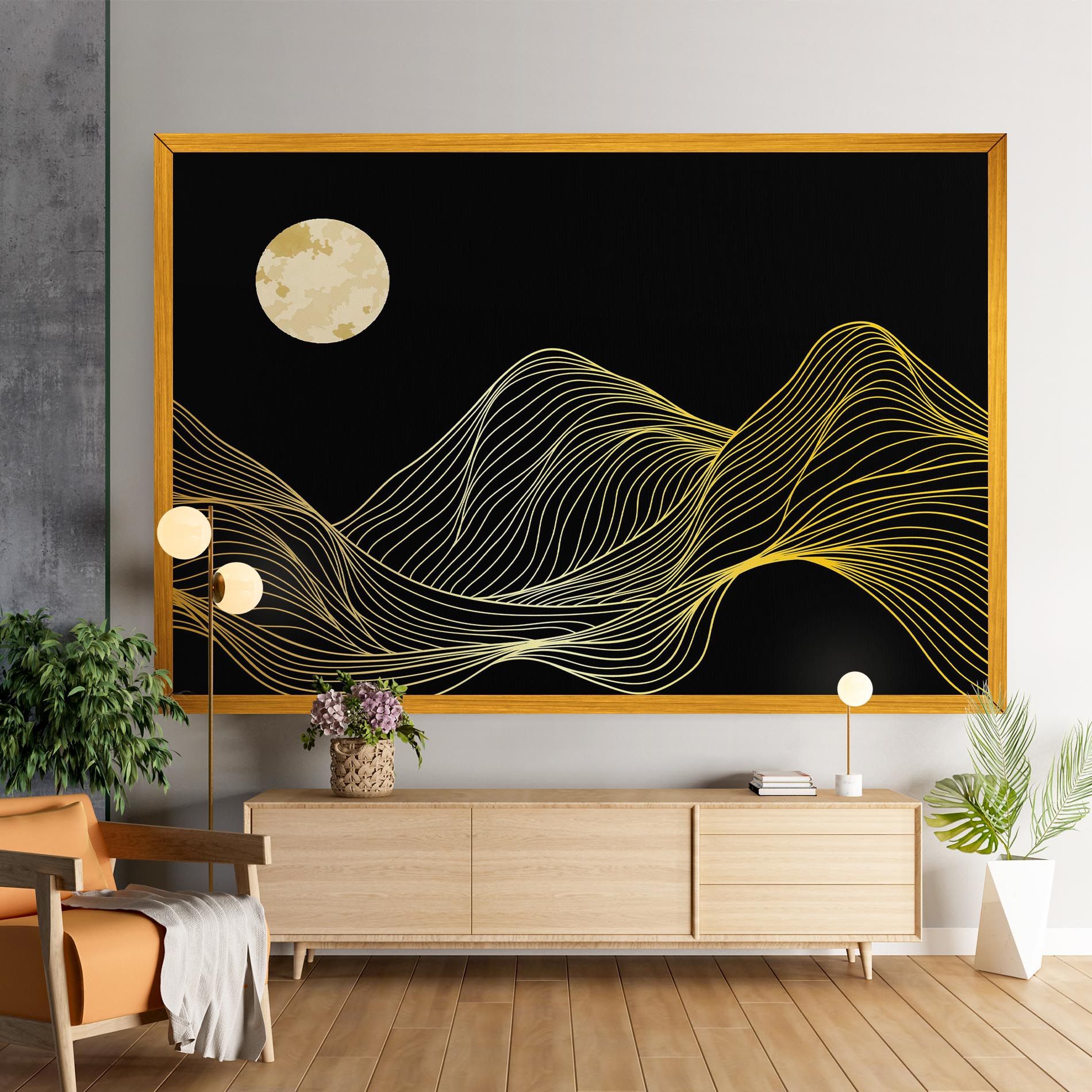 Gold Moon mockup 9