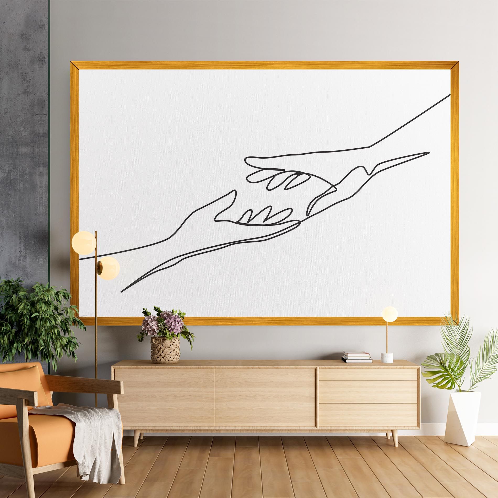 Hands Reaching mockup 9
