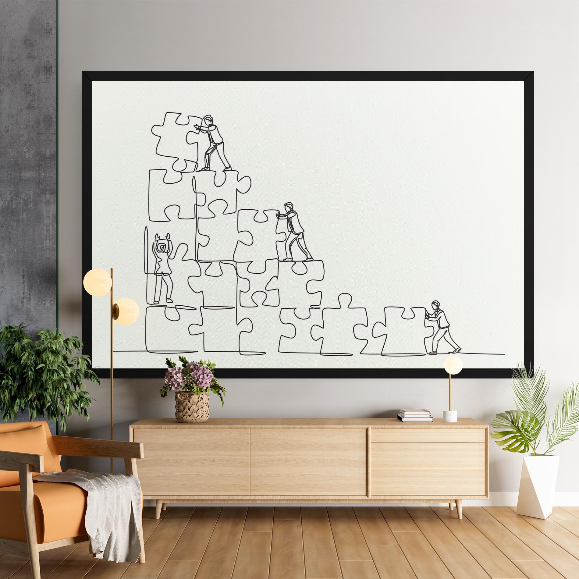 Картина на платно Businessman Up mockup 9