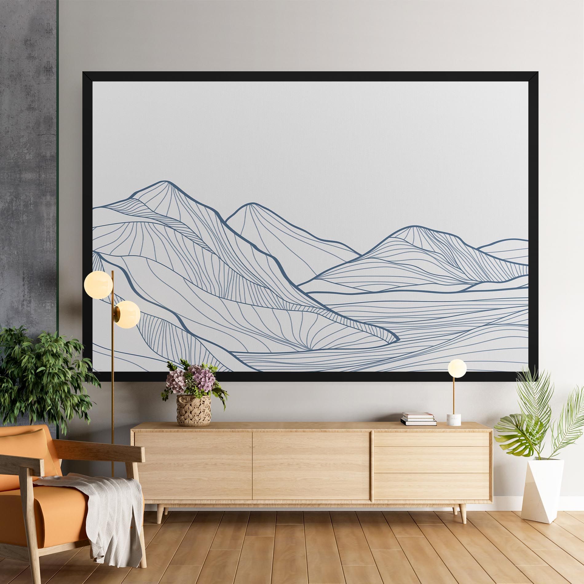 Mountain Blue Line mockup 9