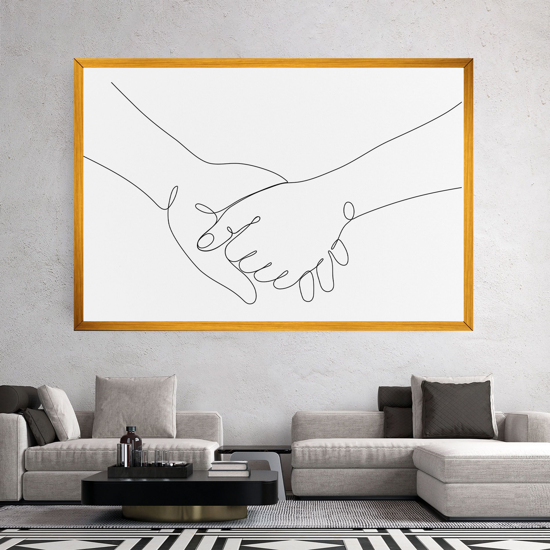 Minimalistic Hands mockup 2