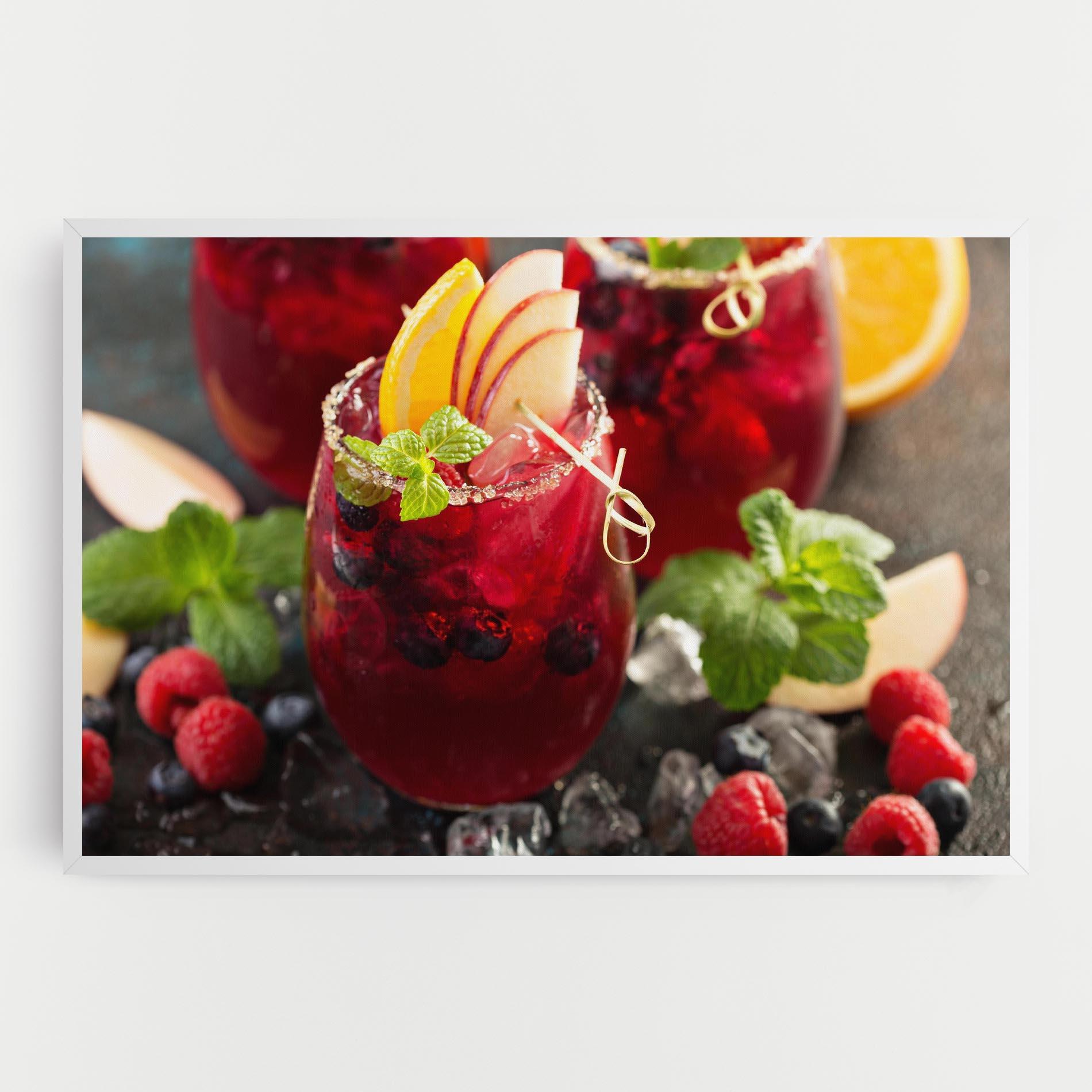 Картина на платно Berry Drink mockup 0