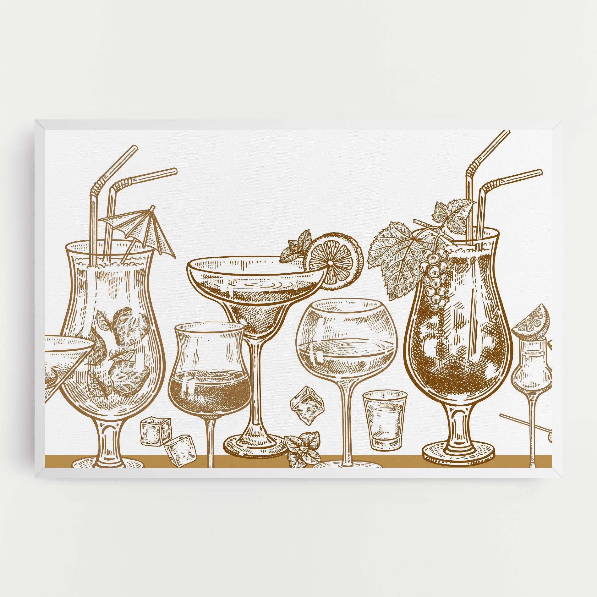 Brown Line Drinks mockup 0