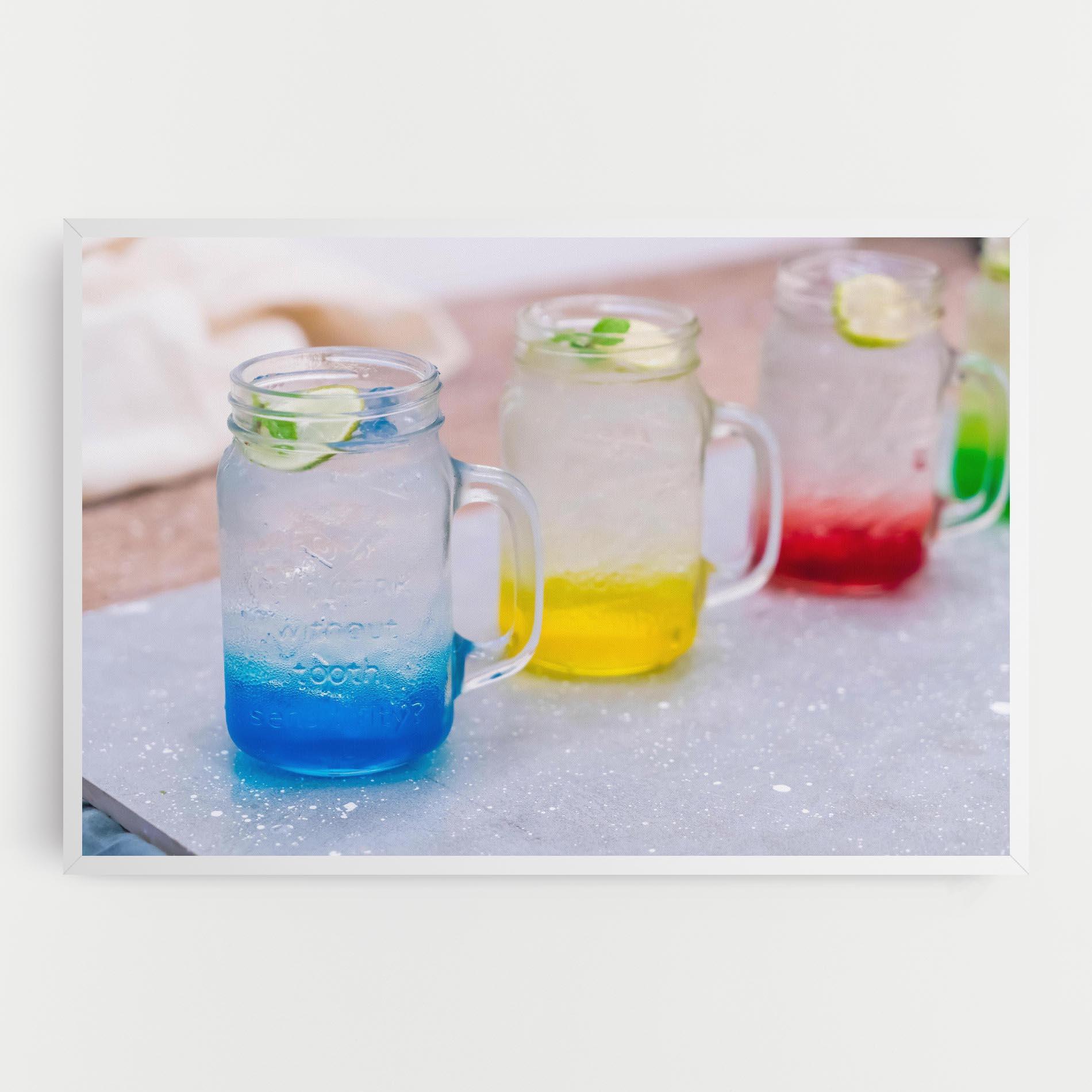 Картина на платно Colorful Italian Soda mockup 0