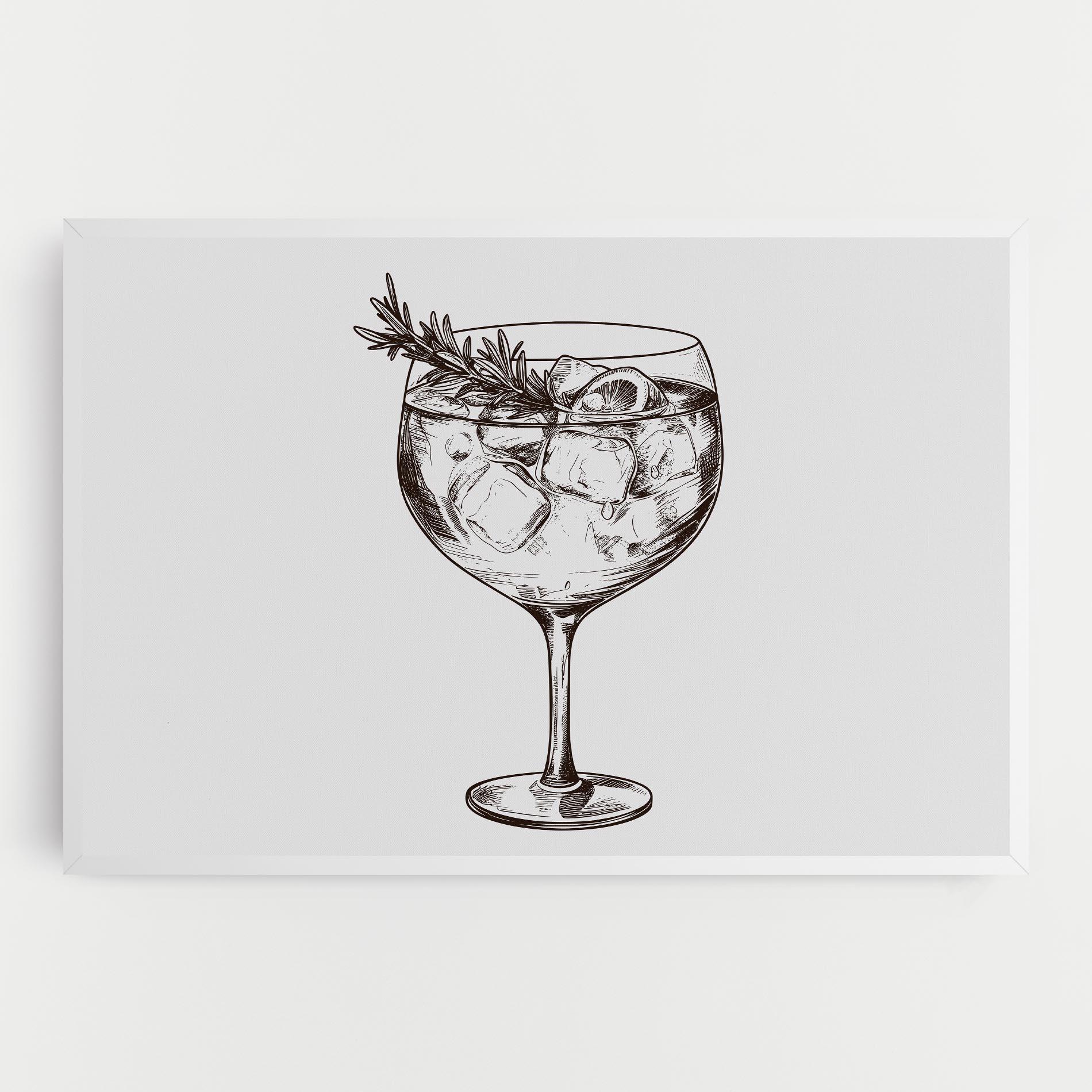 Картина на платно Gintonic mockup 0