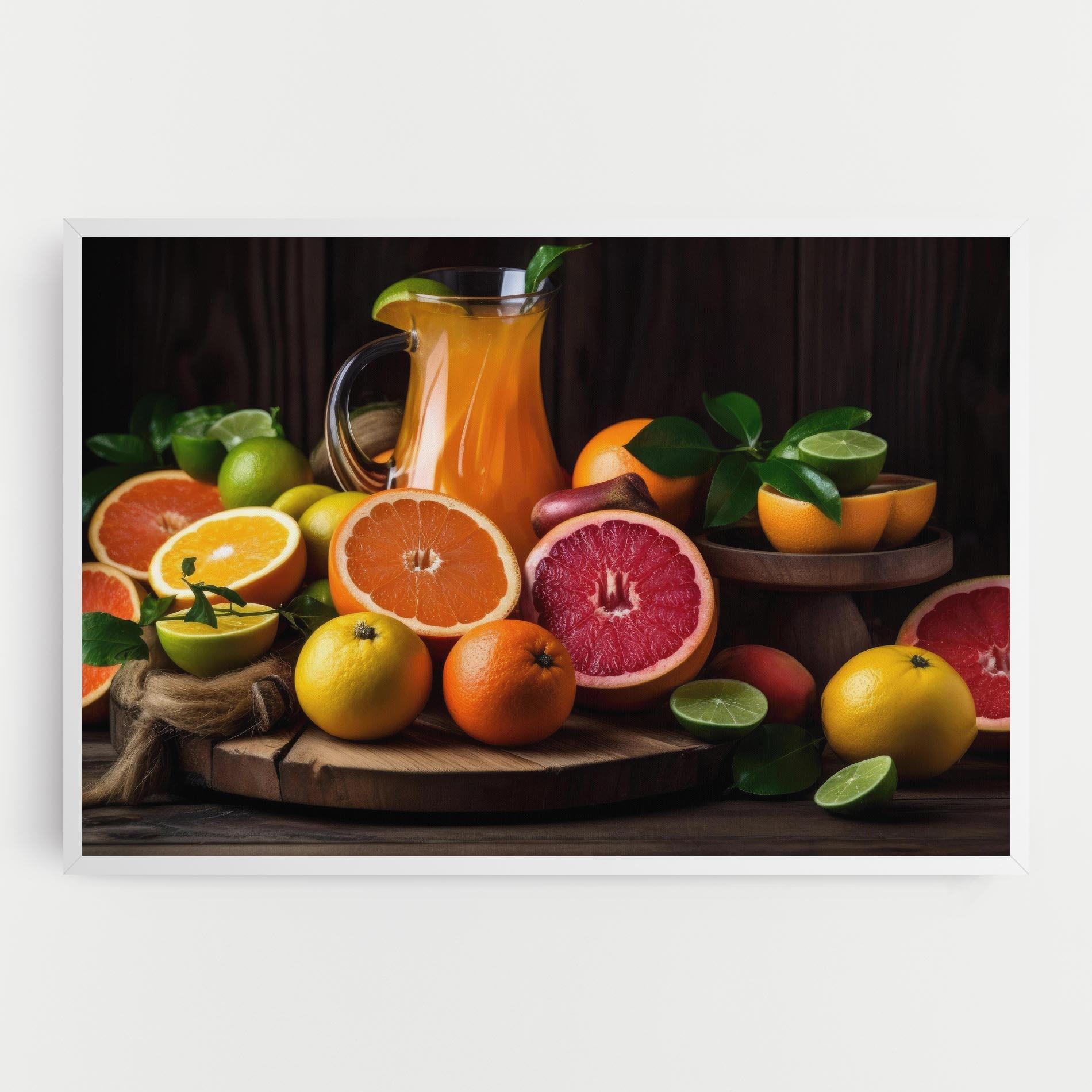 Картина на платно Glass Of Orange Juice mockup 0