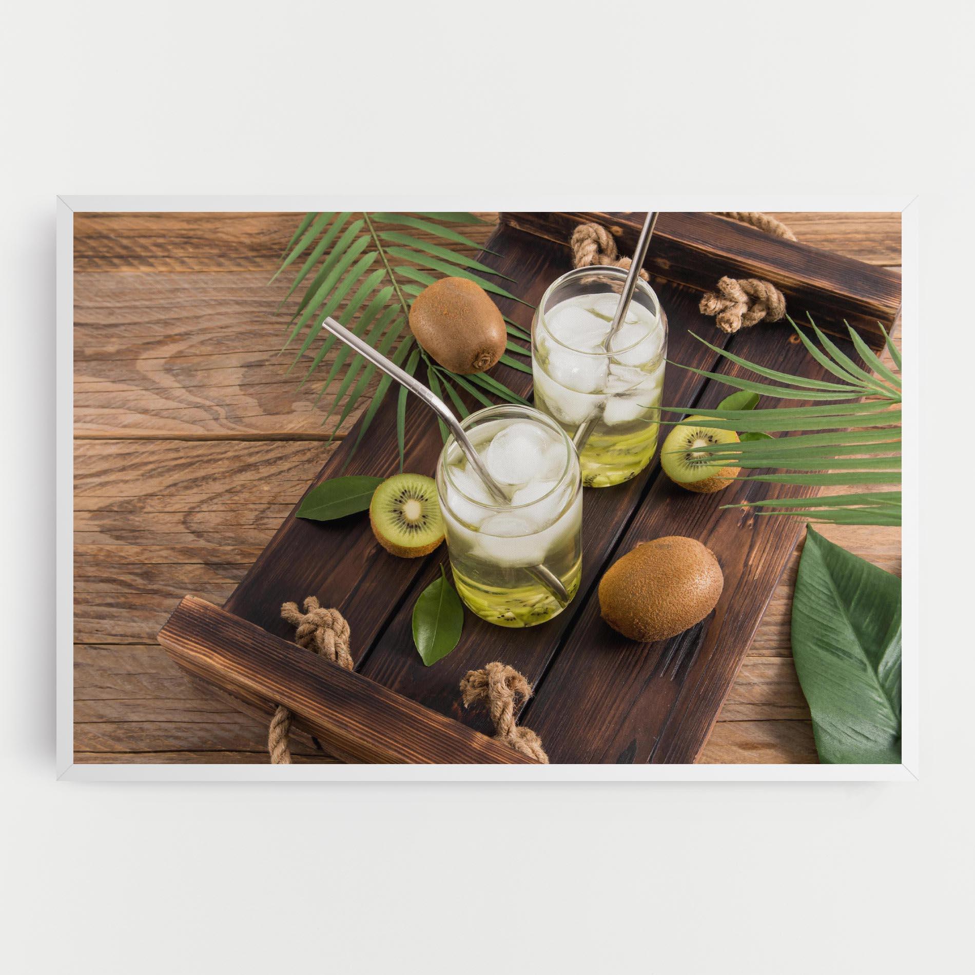 Картина на платно Kiwi Drinks mockup 0