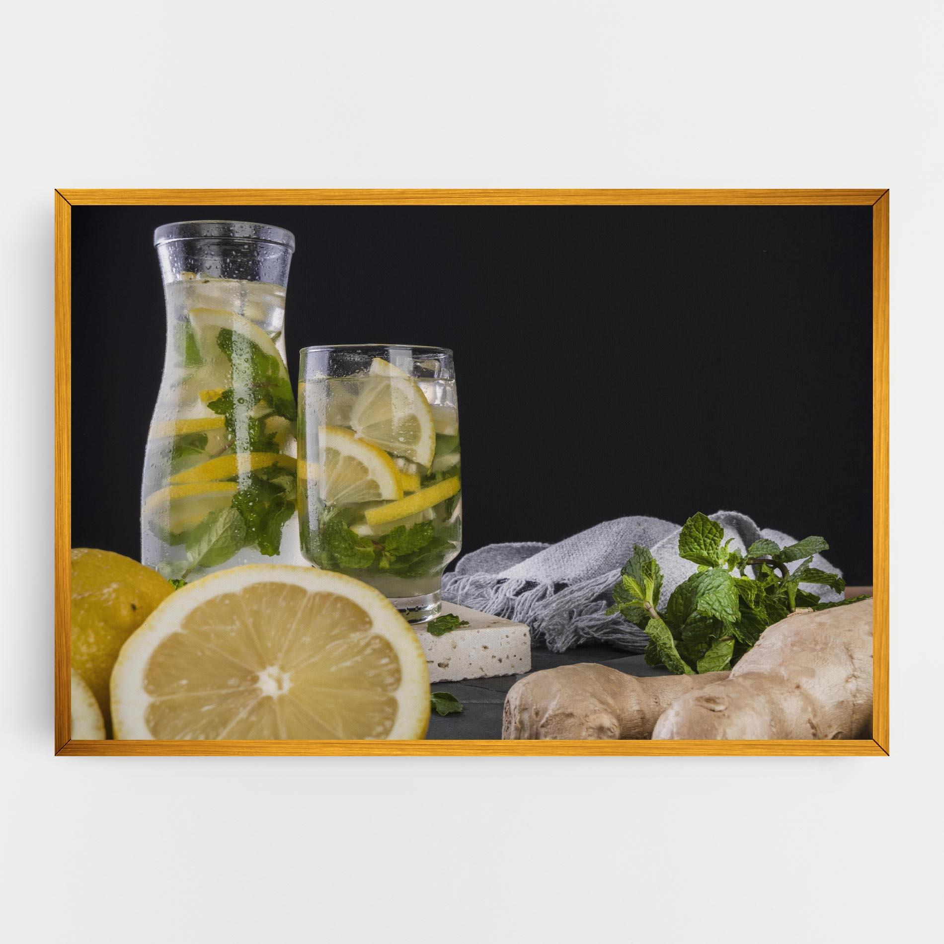 Картина на платно Ginger Lemonade mockup 0