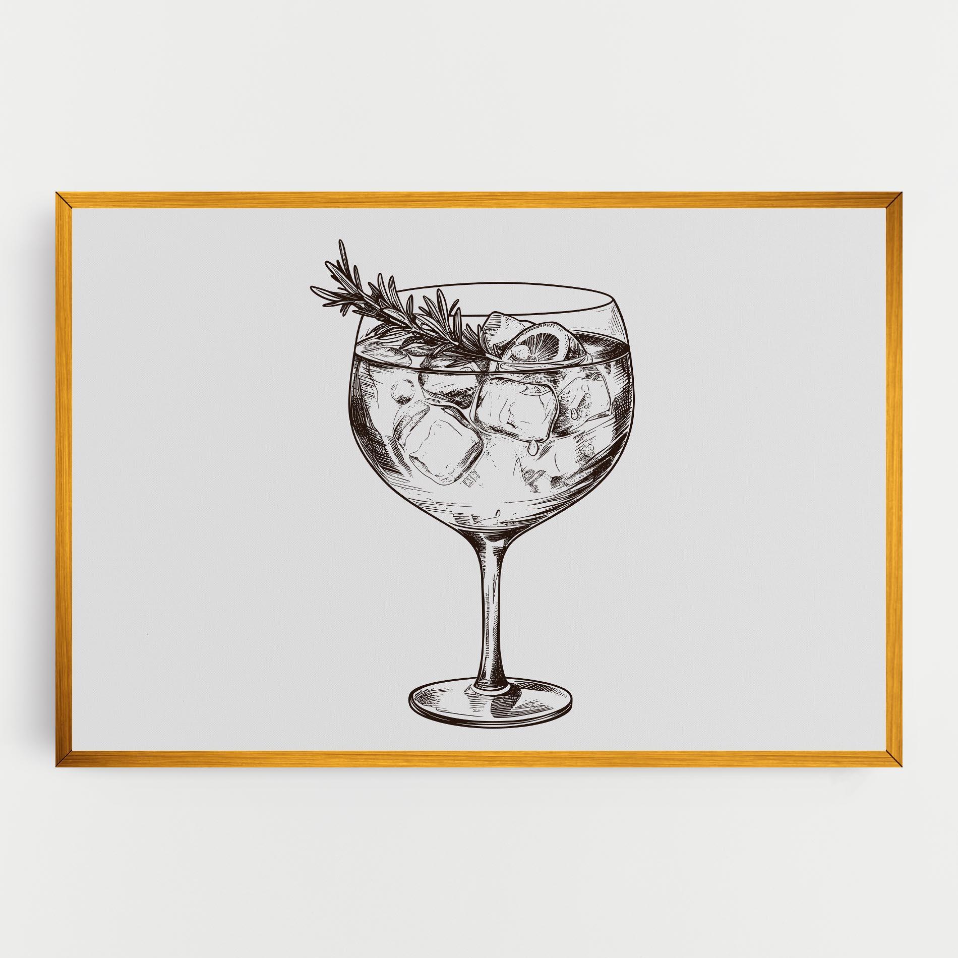 Картина на платно Gintonic mockup 0