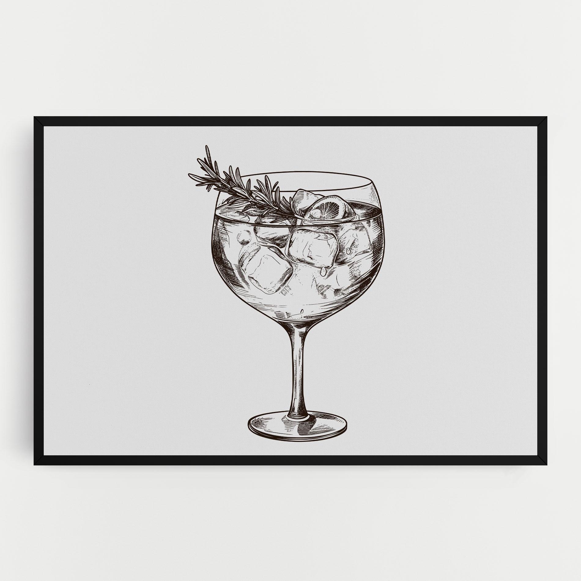 Картина на платно Gintonic mockup 0