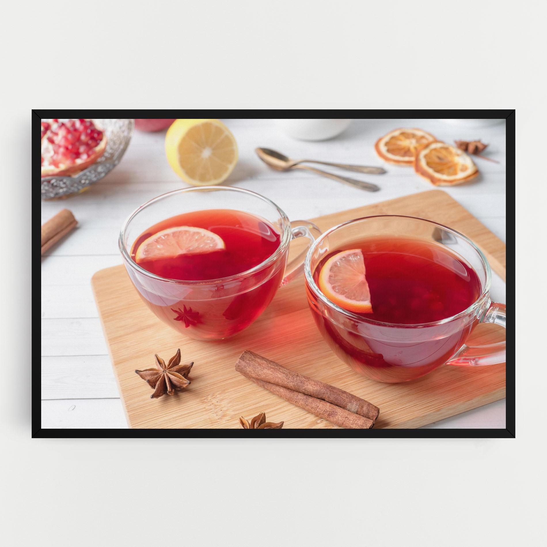 Картина на платно Pomegranate Lemon mockup 0
