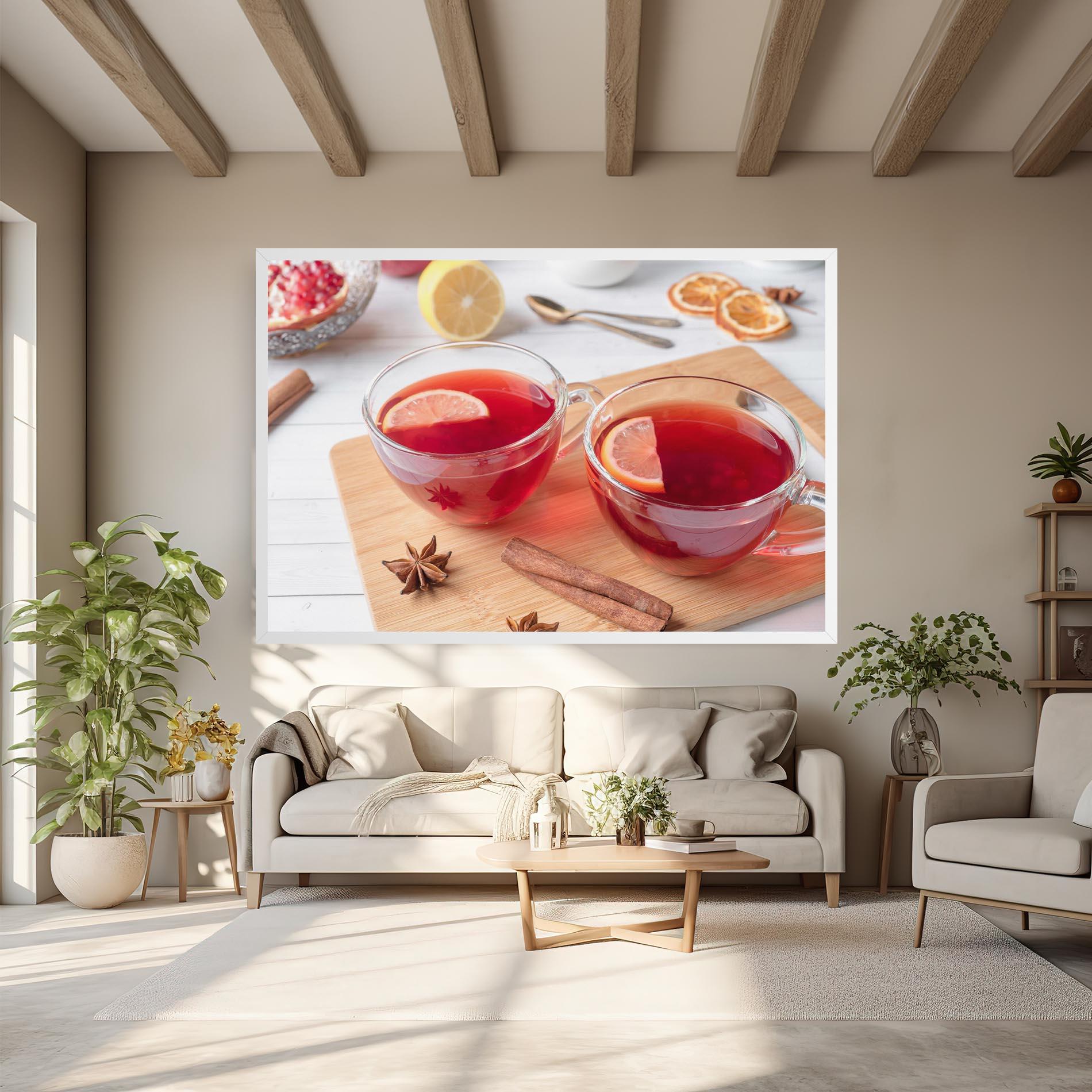 Картина на платно Pomegranate Lemon mockup 6