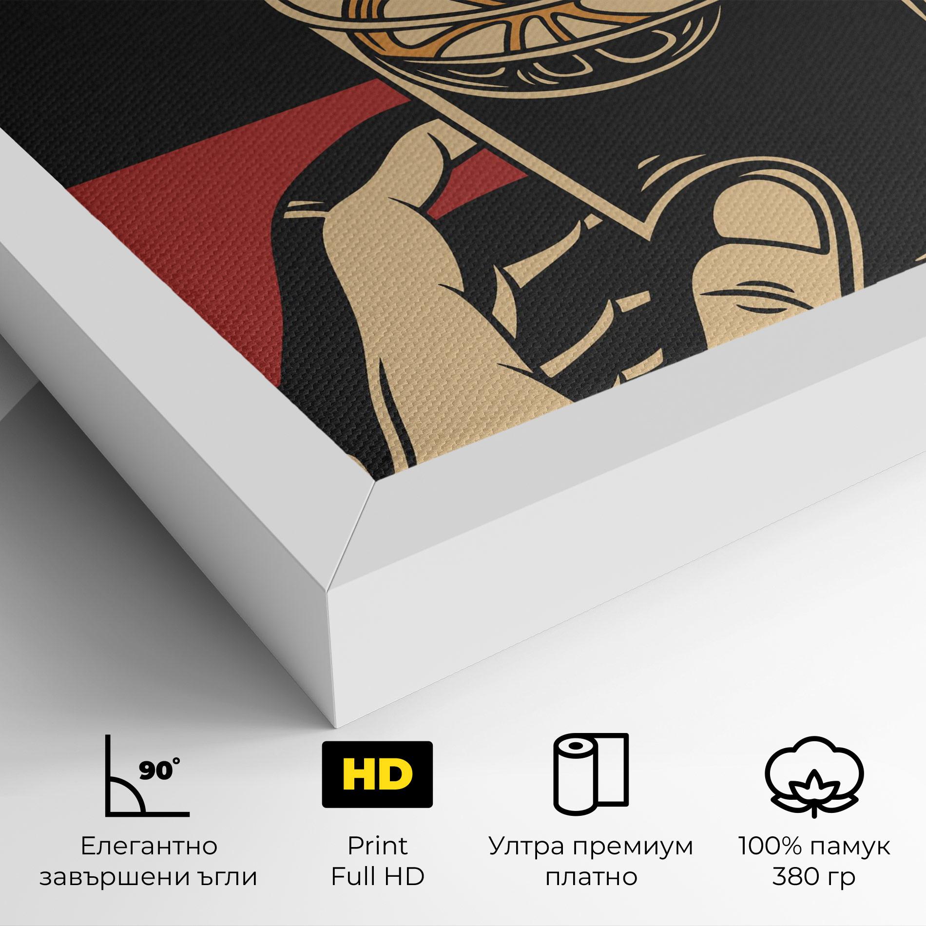 Картина на платно All U Need mockup 4