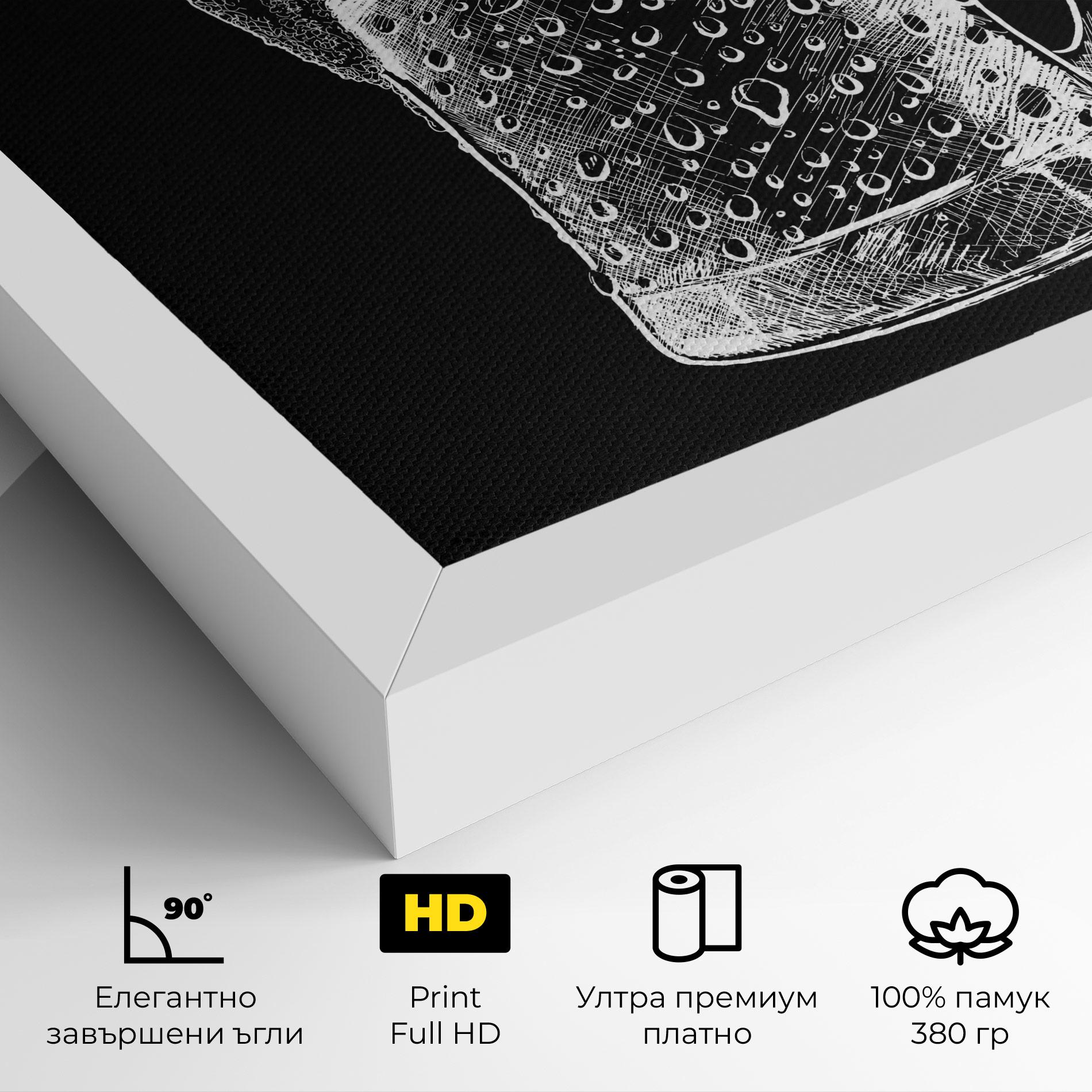 Картина на платно Beer Woman mockup 4