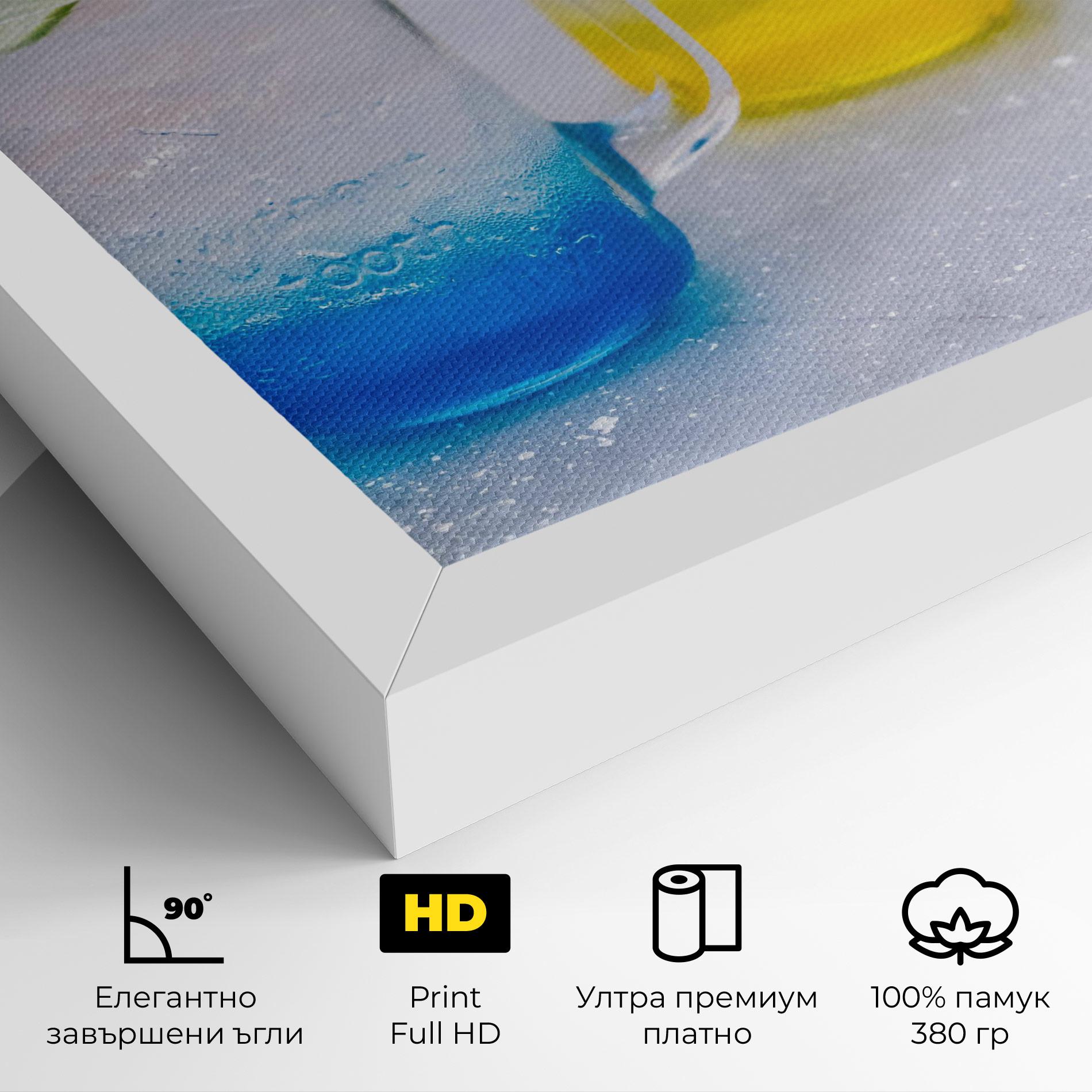 Картина на платно Colorful Italian Soda mockup 4