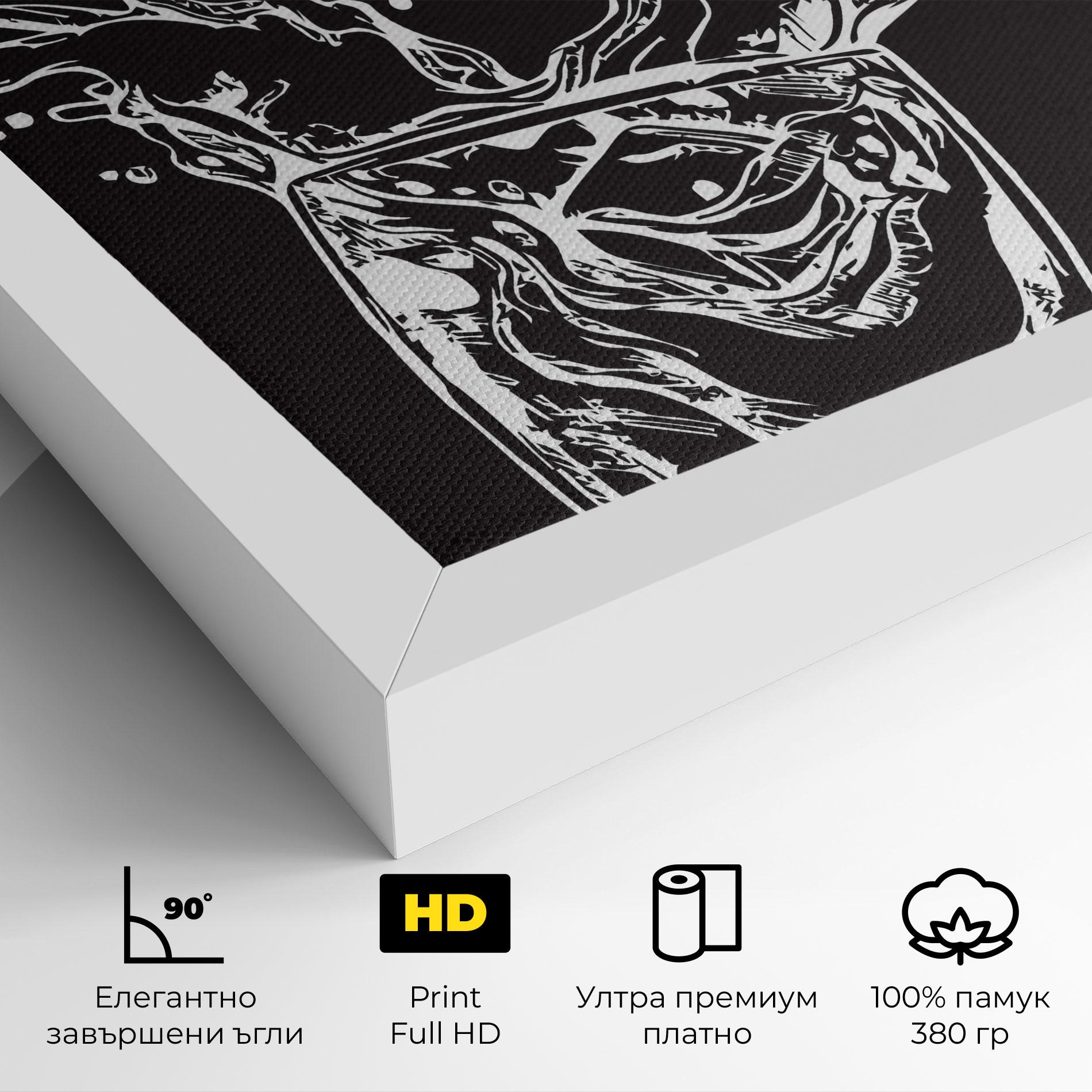 Картина на платно Ice Splash Drink mockup 4