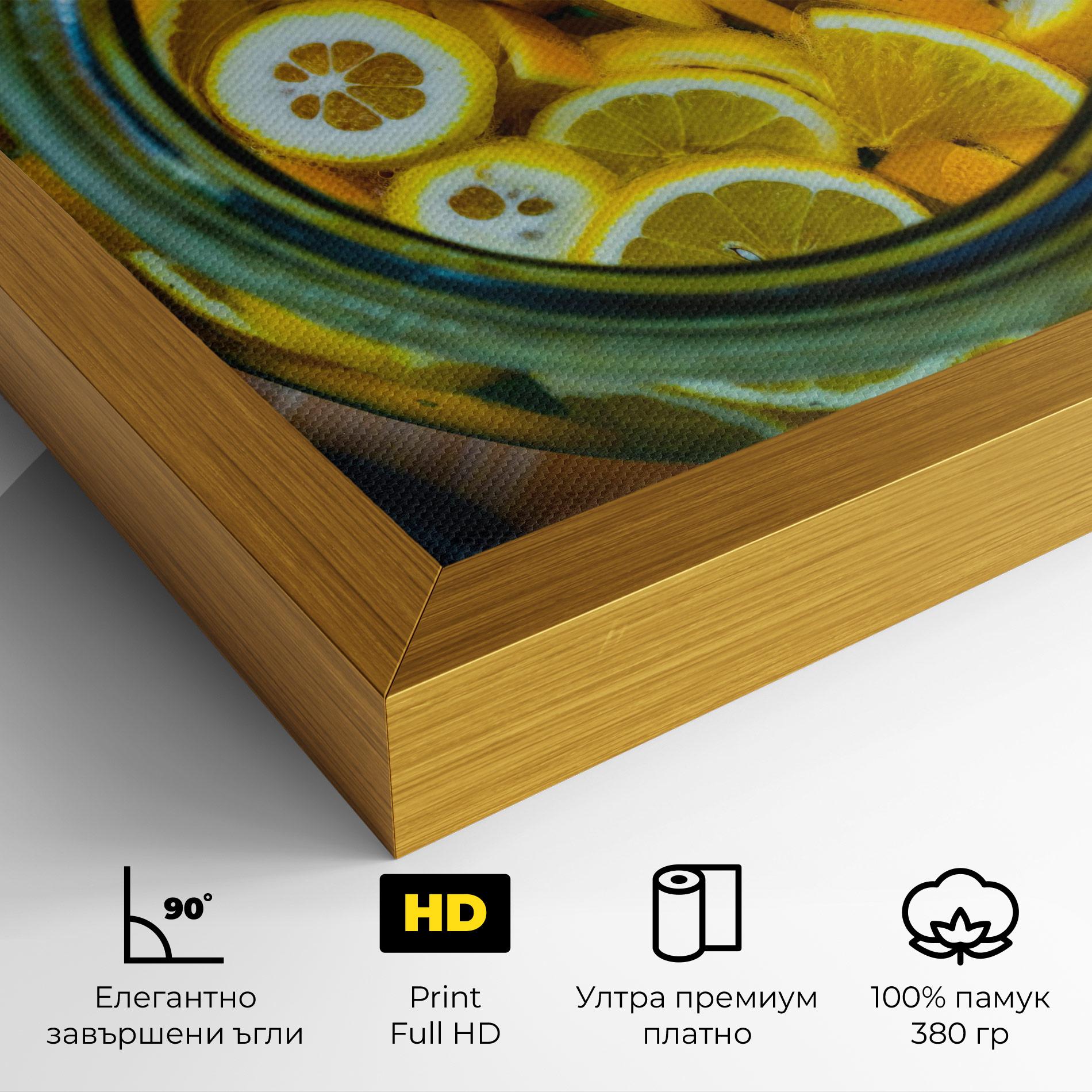 Картина на платно Big Limonade mockup 4